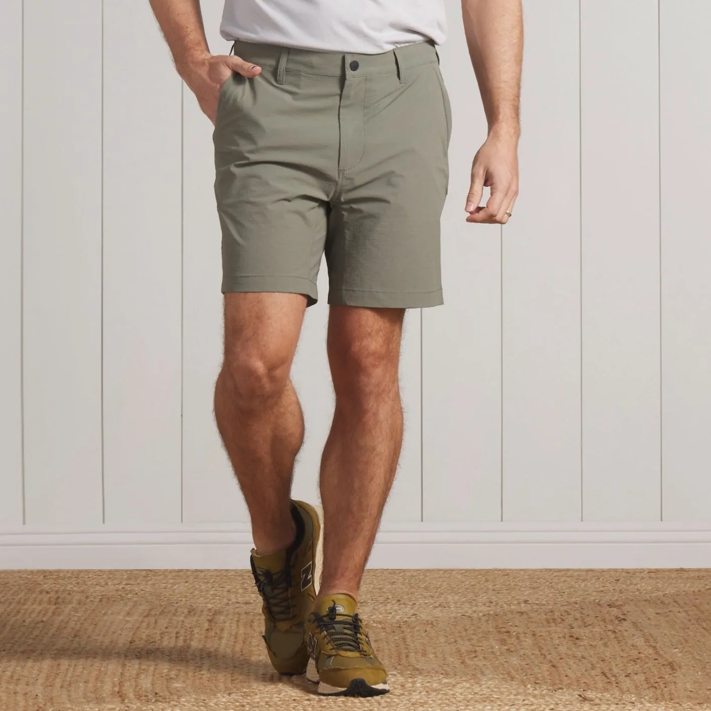 Hybrid Everyday Shorts 7" - Tea Leaf sold by Grayers product image thumbnail 5