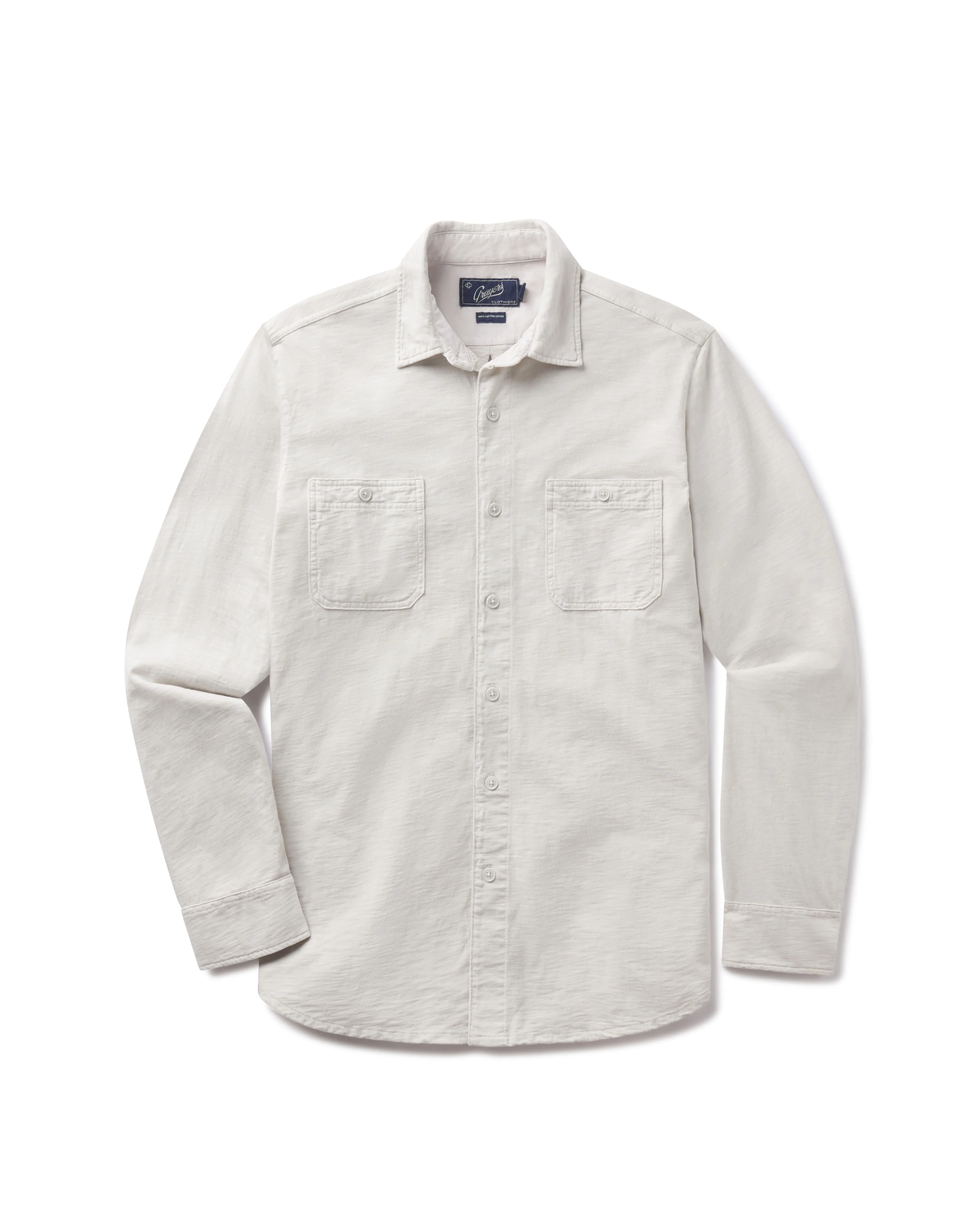 Flex Everyday Knit Shirt - Faded Gray sold by Grayers
