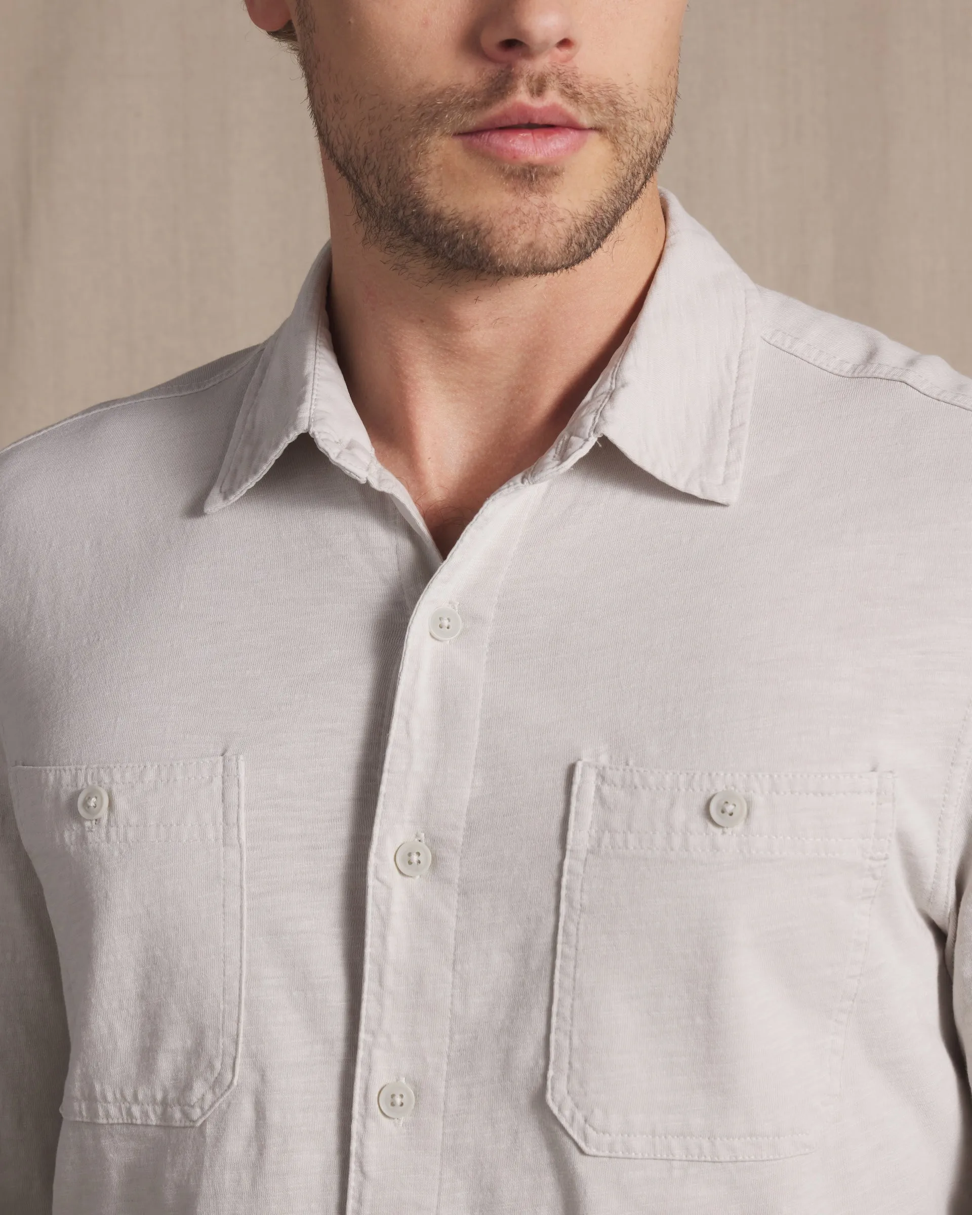 Flex Everyday Knit Shirt - Faded Gray sold by Grayers product image thumbnail 3