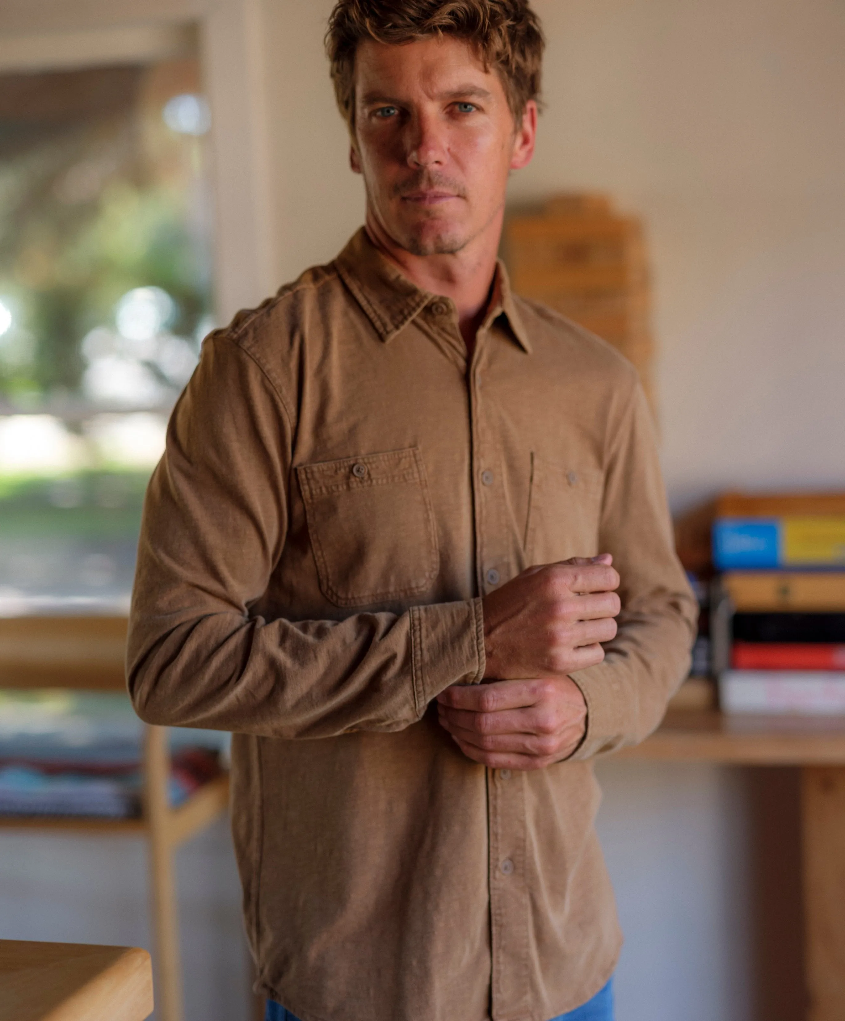 Flex Everyday Knit Shirt - Faded Rubber sold by Grayers product image thumbnail 2