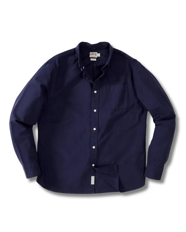 Eagle Creek Vintage Oxford Shirt - Navy sold by Grayers