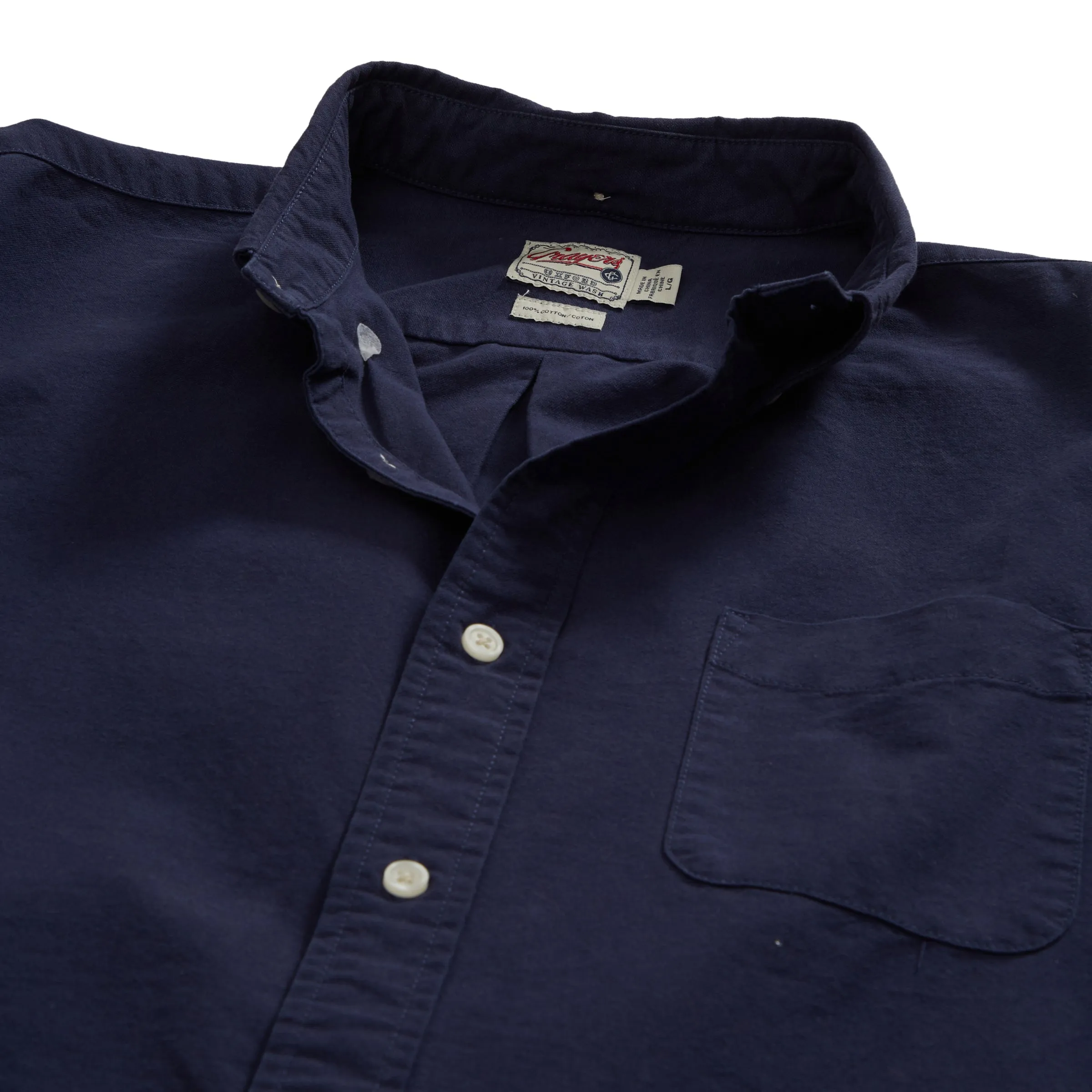 Eagle Creek Vintage Oxford Shirt - Navy sold by Grayers product image thumbnail 2