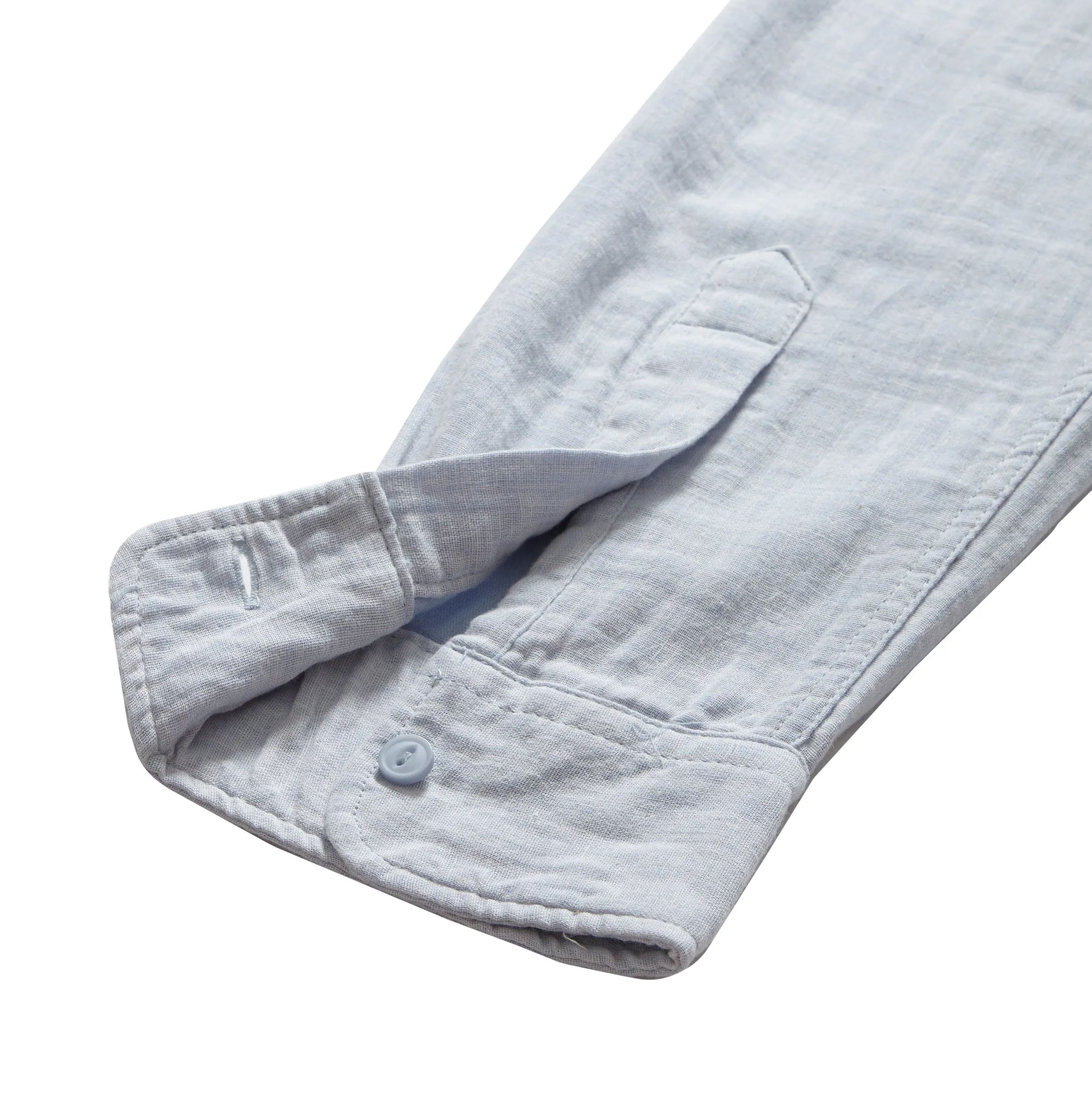 Hammond Double Cloth Shirt - Blue Chambray sold by Grayers product image thumbnail 3