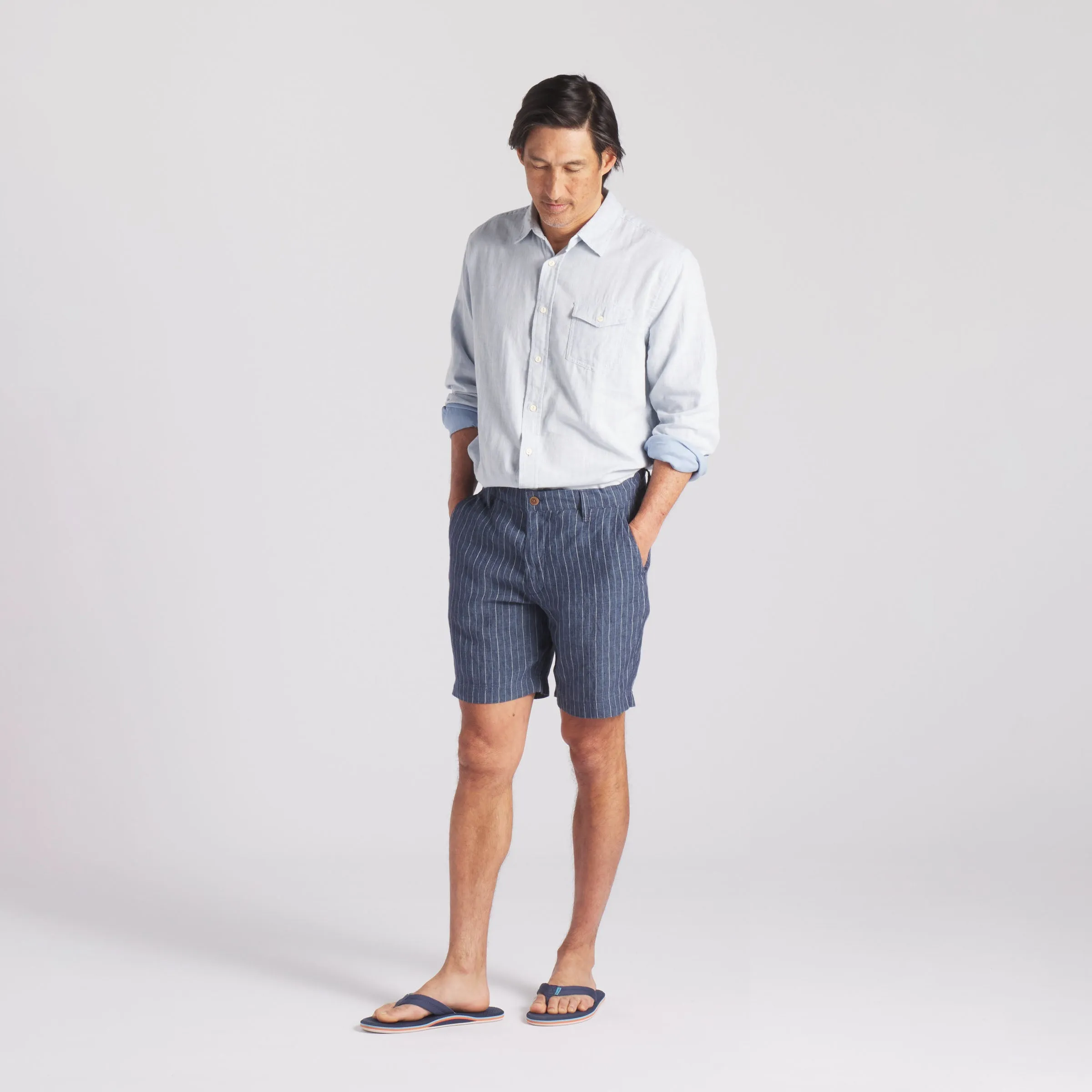 Hammond Double Cloth Shirt - Blue Chambray sold by Grayers product image thumbnail 5