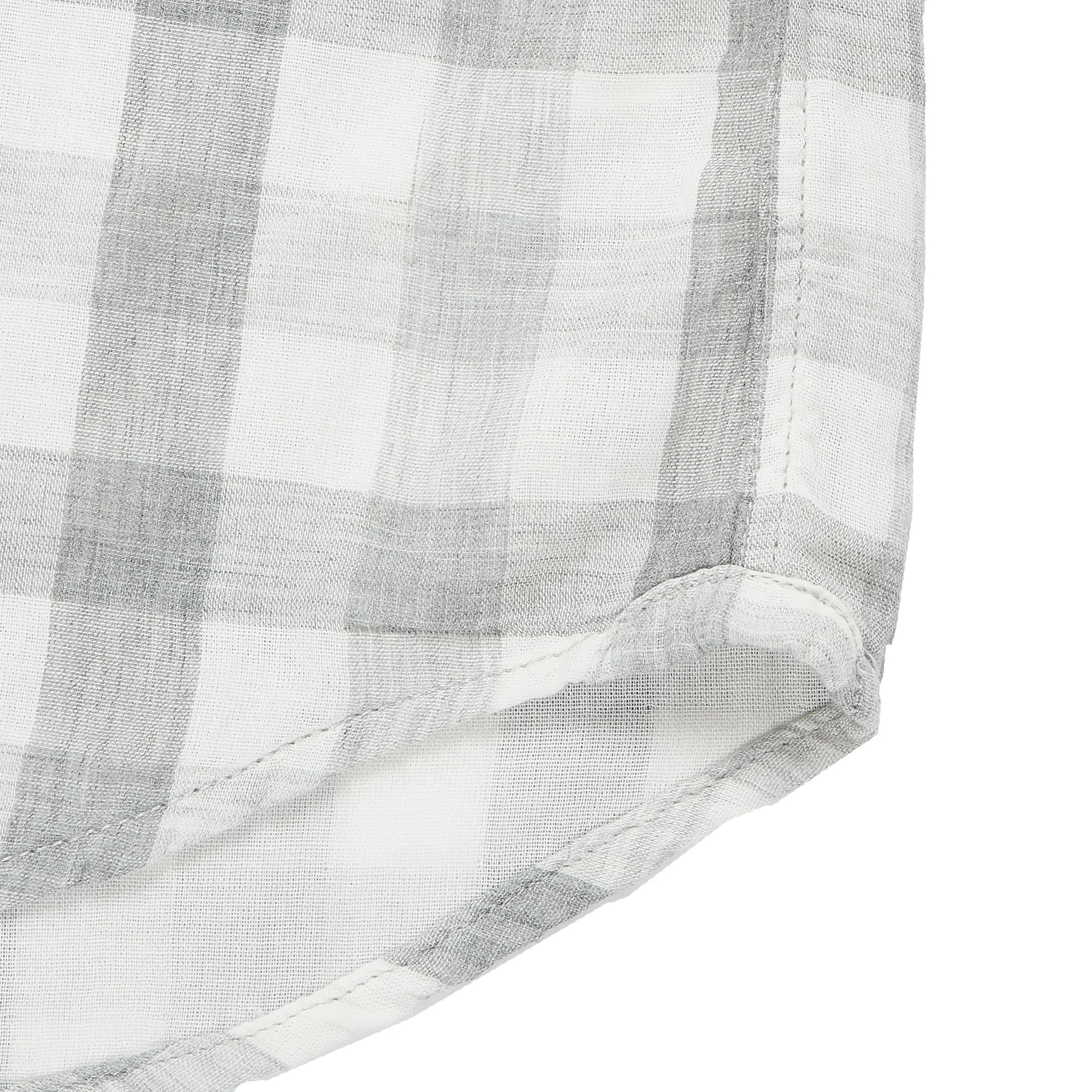 Durham Double Cloth Shirt - Heather Gray Gingham sold by Grayers product image thumbnail 3