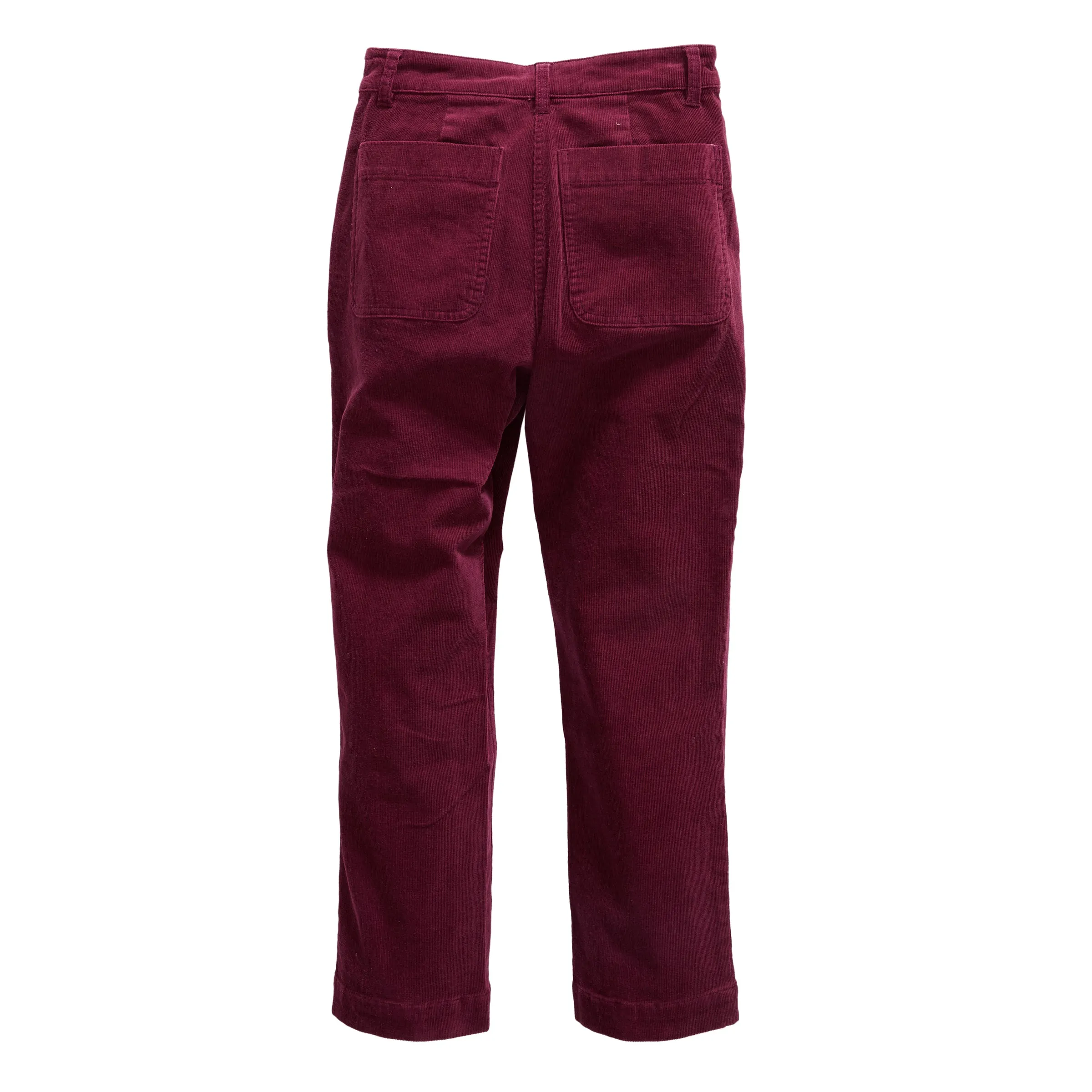 Tracy Slim Ankle Stretch Corduroy Pants - Burgundy (Final Sale) sold by Grayers product image thumbnail 4