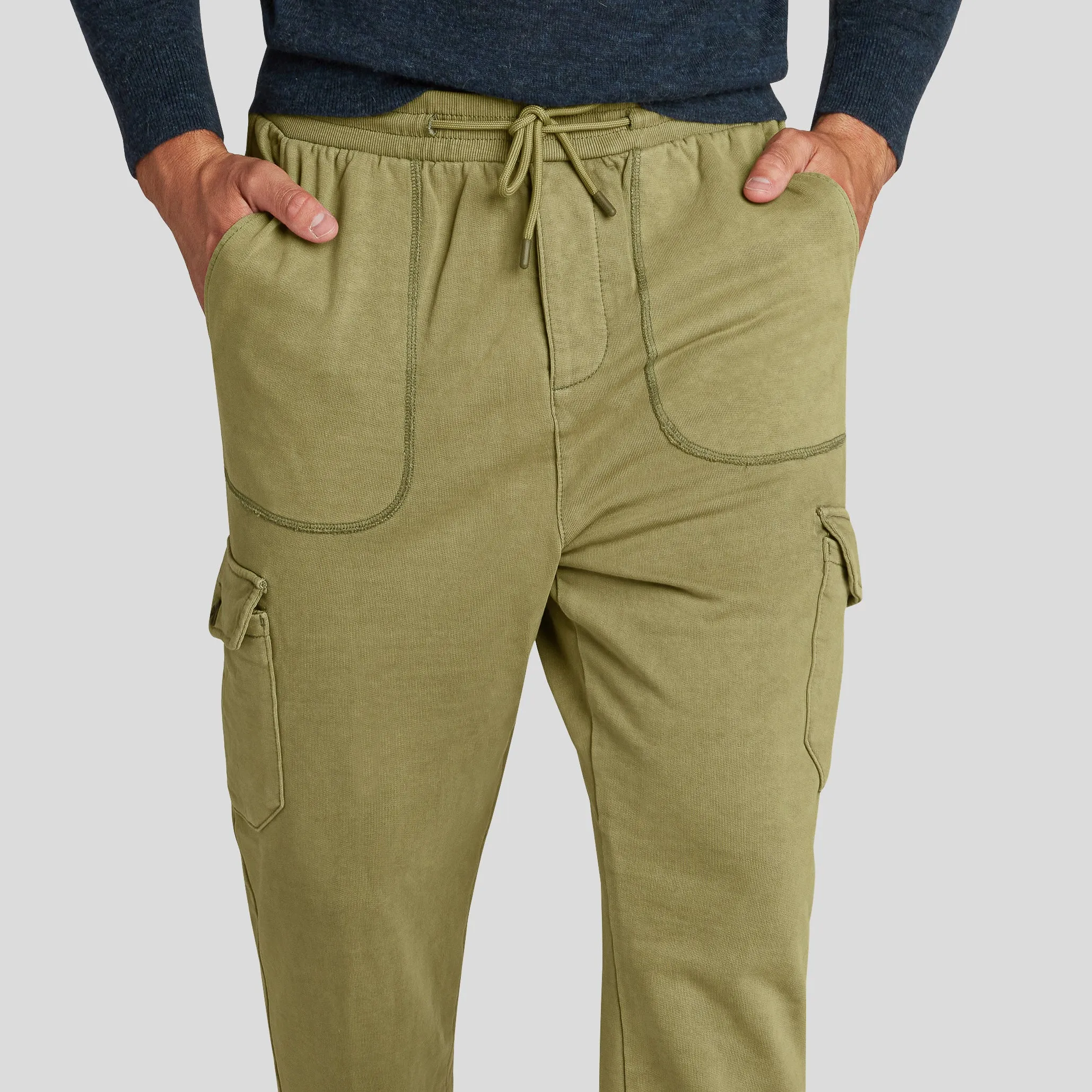 Defender Loopback Cargo Jogger - Avocado sold by Grayers product image thumbnail 4