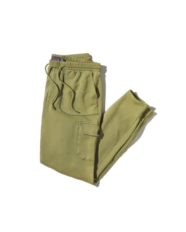 Defender Loopback Cargo Jogger - Avocado sold by Grayers