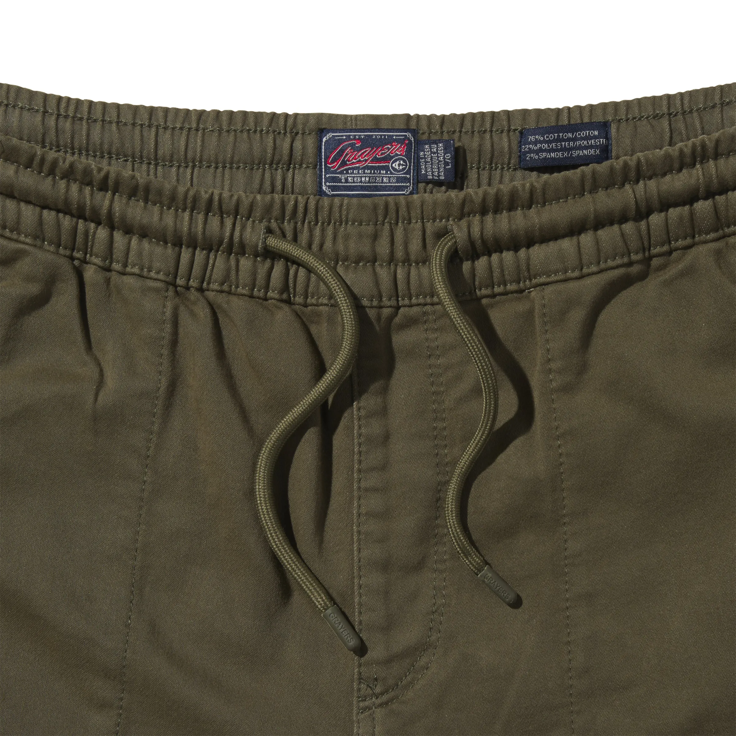 Hybrid Stretch Jogger - Military Olive sold by Grayers product image thumbnail 2