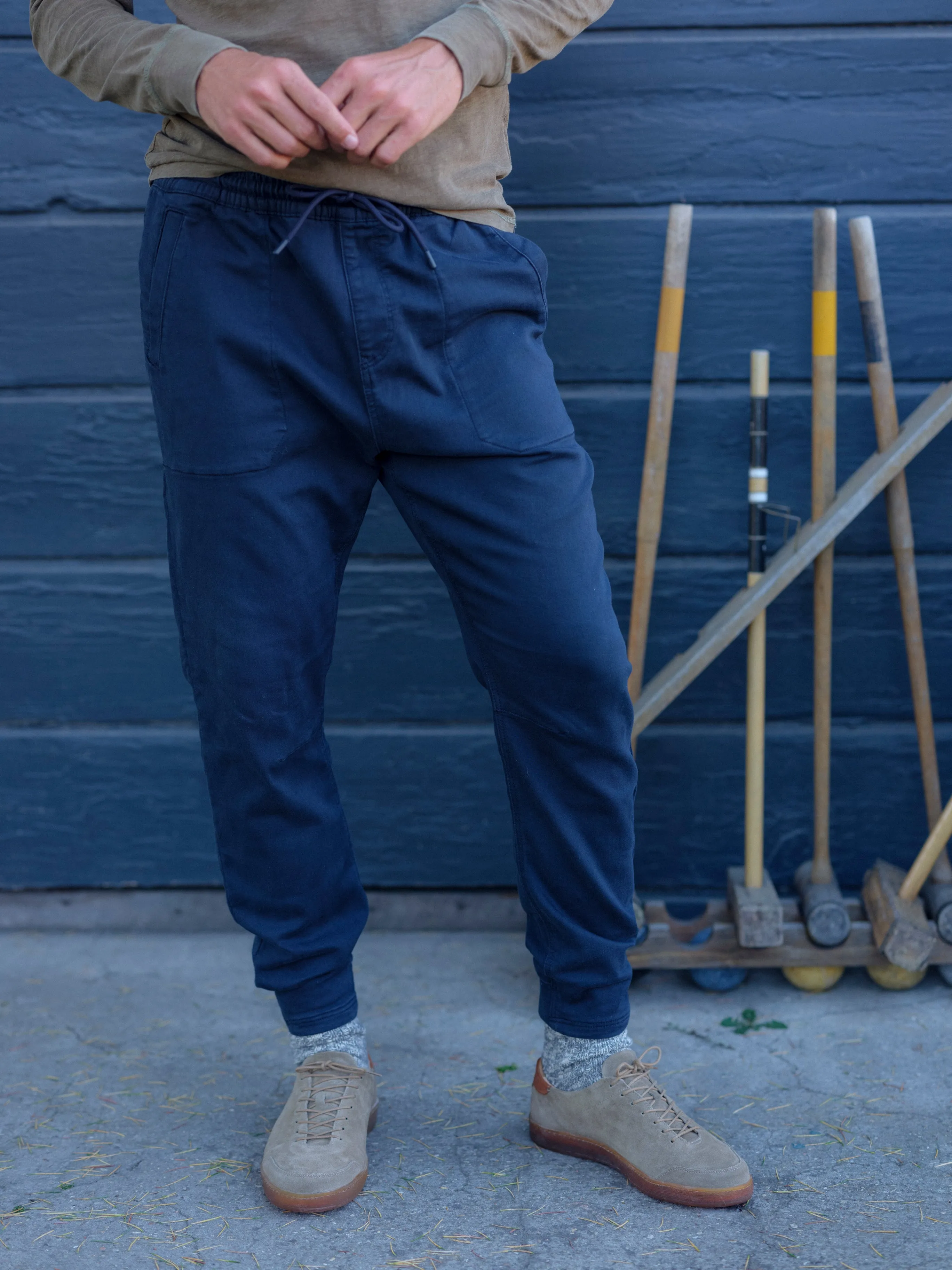Hybrid Stretch Jogger - Graphite Blue sold by Grayers product image thumbnail 5