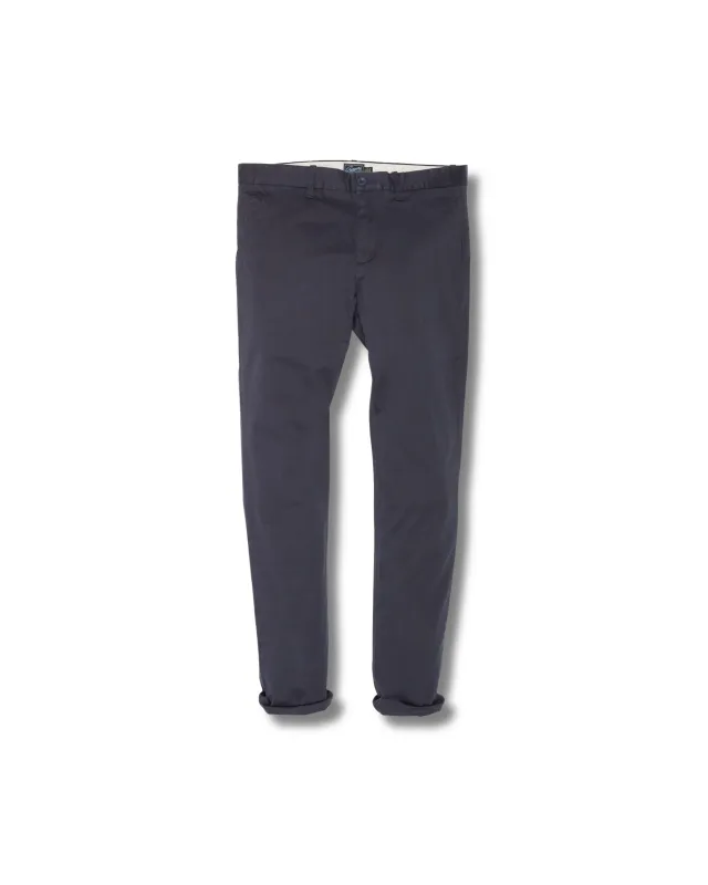 Jesse Stretch Chino Pants (Slim Fit) - Navy sold by Grayers