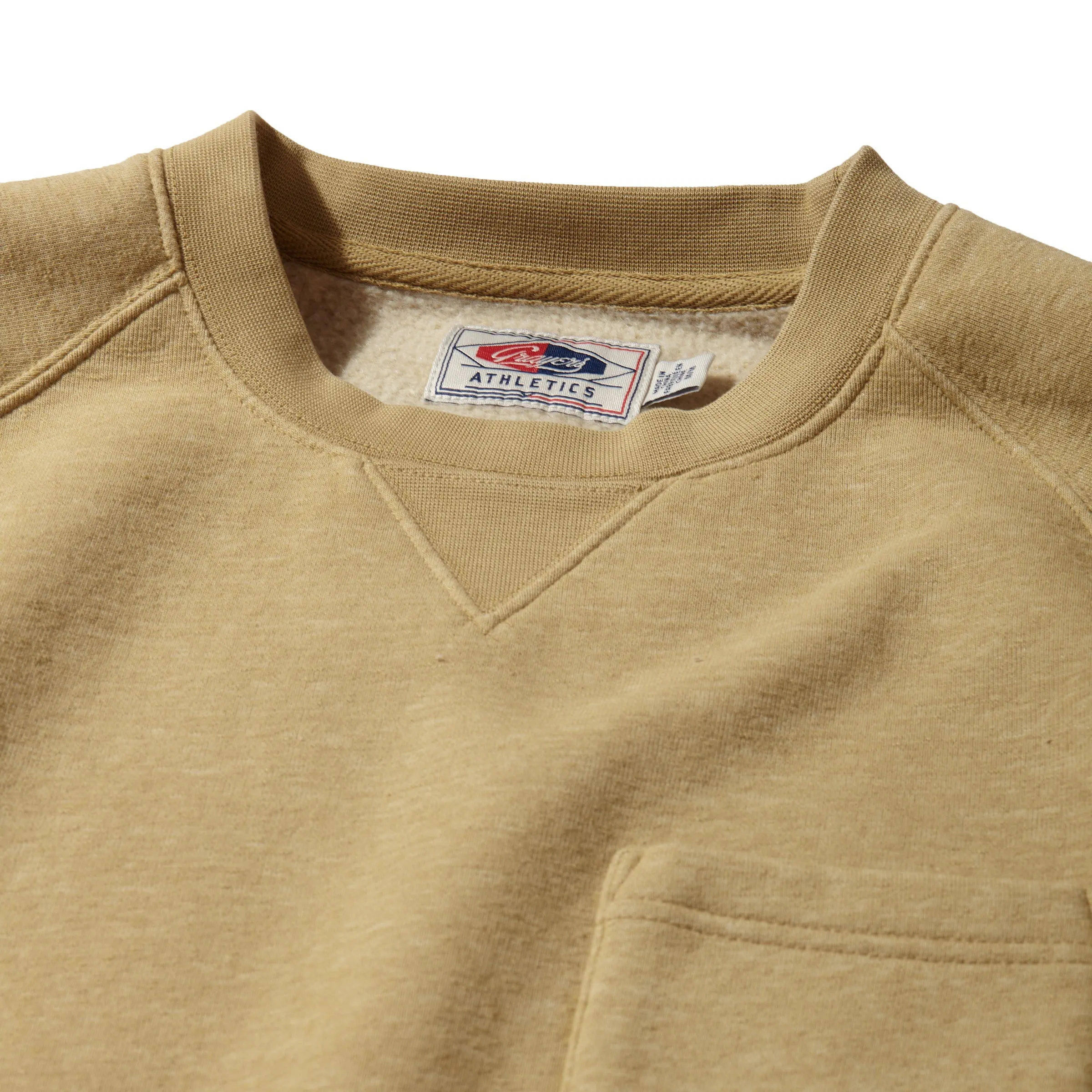 Nolan Marled Fleece Crew Neck - Grass Yellow sold by Grayers product image thumbnail 4