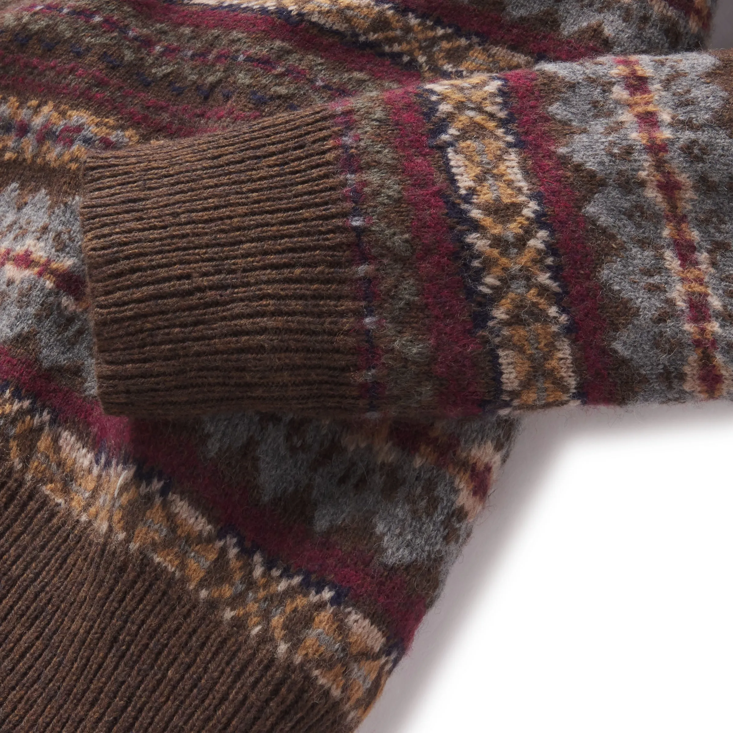 Burns Wool Fair Isle - Loden Multi Color sold by Grayers product image thumbnail 4