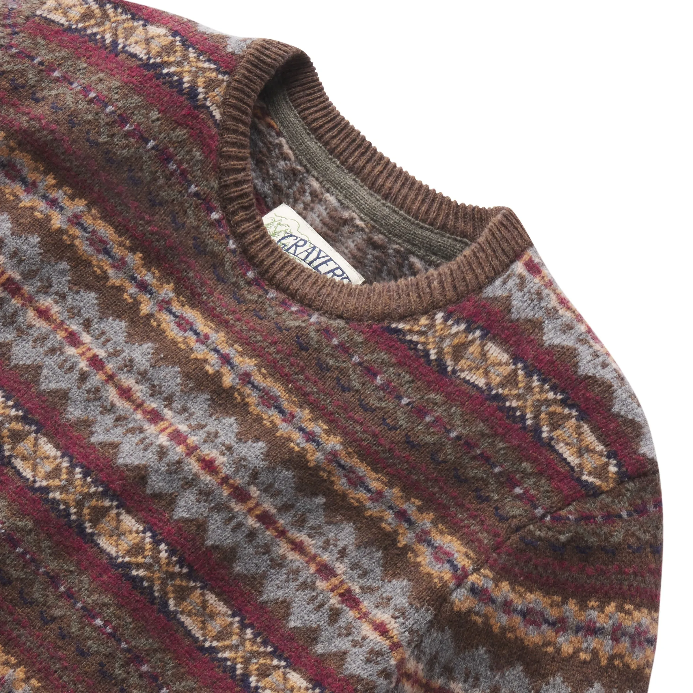 Burns Wool Fair Isle - Loden Multi Color sold by Grayers product image thumbnail 3