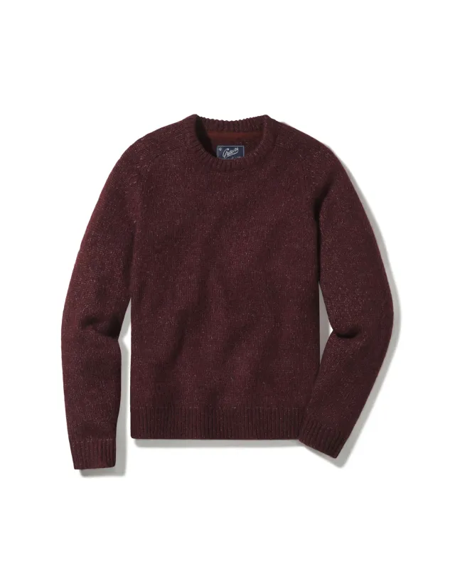 Collegiate Sweater Crew - French Roast sold by Grayers