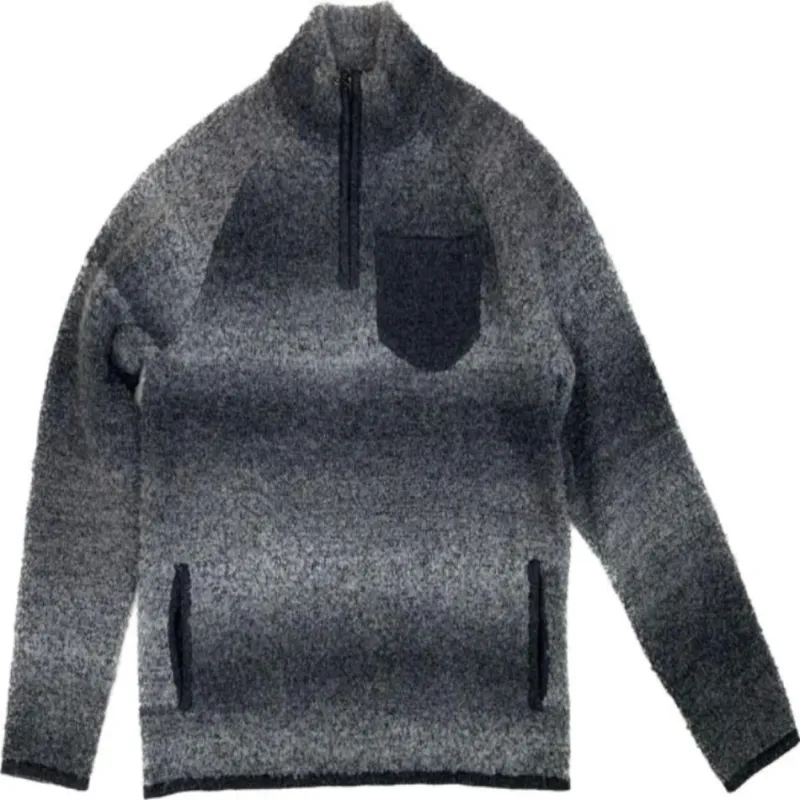 Ambassador Boucle Half Zip Sweater SMP - Charcoal Heather (Final Sale)* made by Grayers