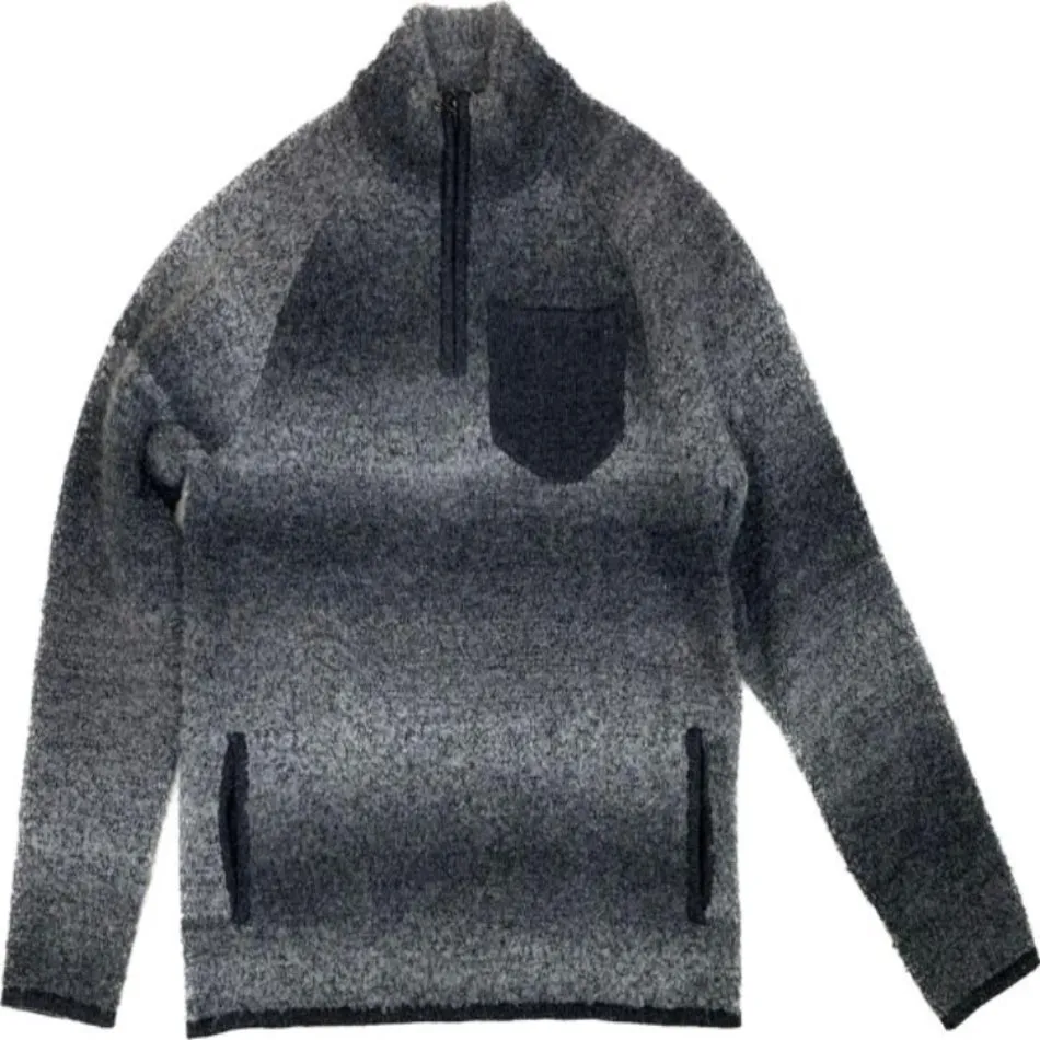 Ambassador Boucle Half Zip Sweater SMP - Charcoal Heather (Final Sale)* sold by Grayers