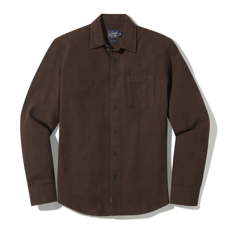 Harper 3-ply Jaspe Flannel SMP - Chocolate Truffle (Final Sale)* sold by Grayers