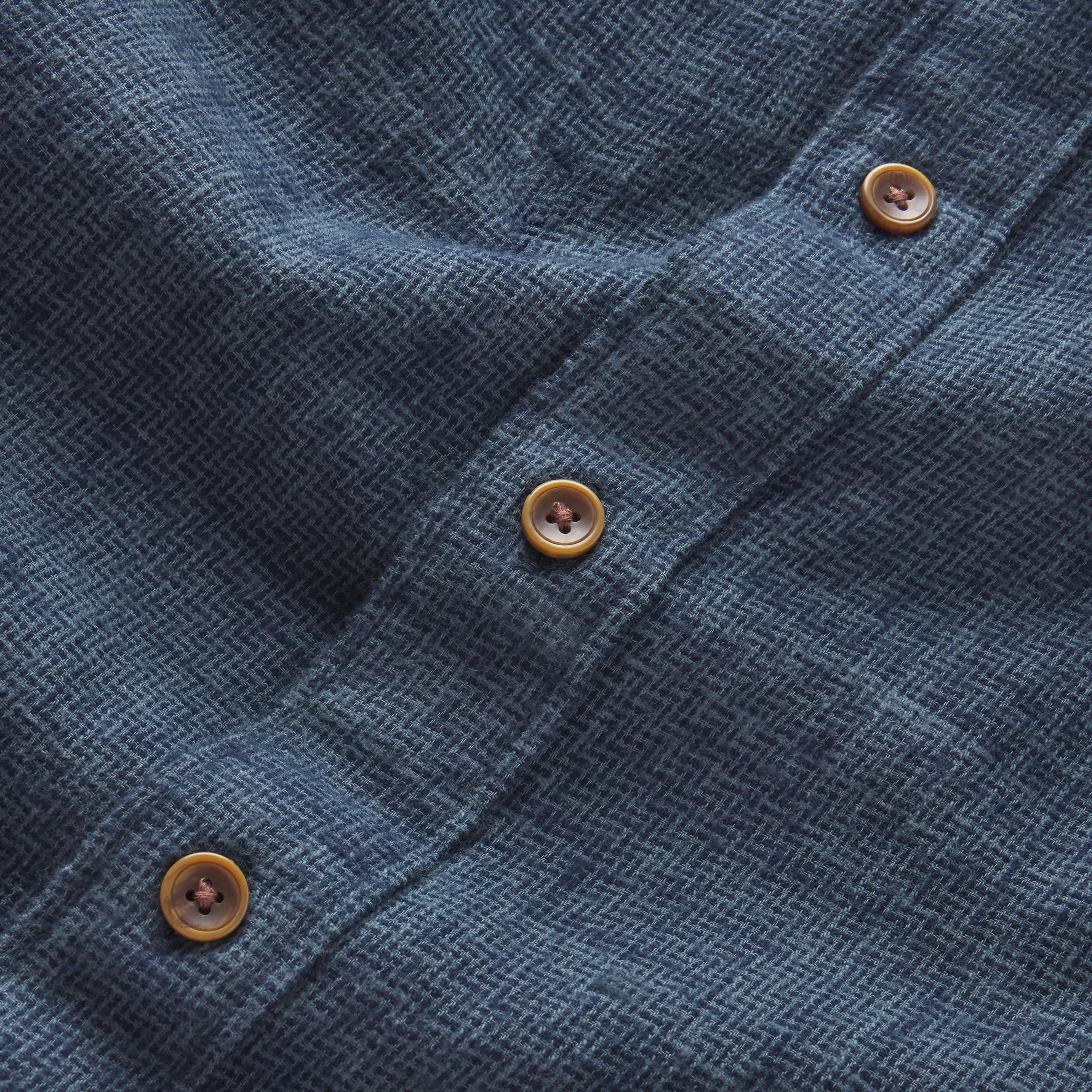 Linear Slub Twill Shirt - Deep Teal sold by Grayers product image thumbnail 3