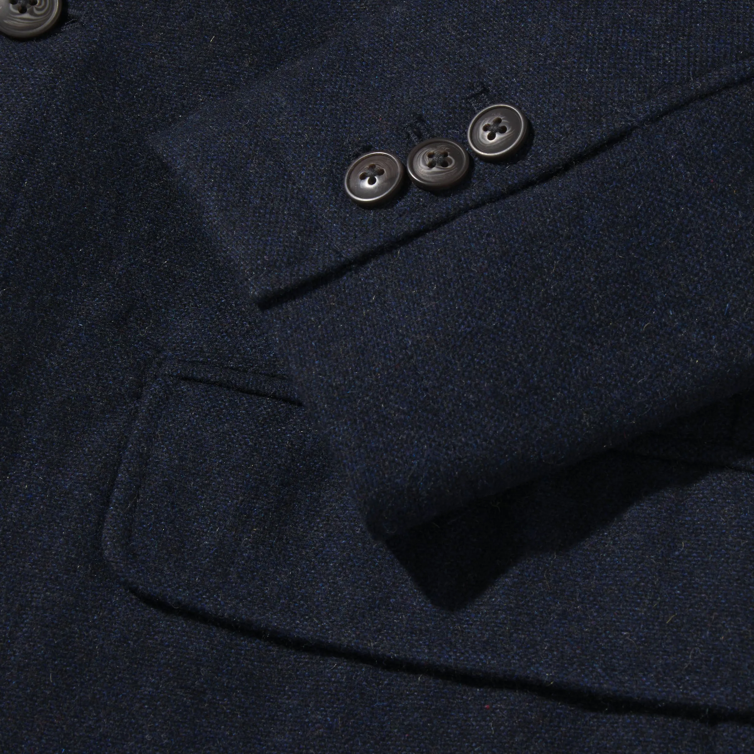 Hopsack Midweight Wool Blazer - Navy sold by Grayers product image thumbnail 2