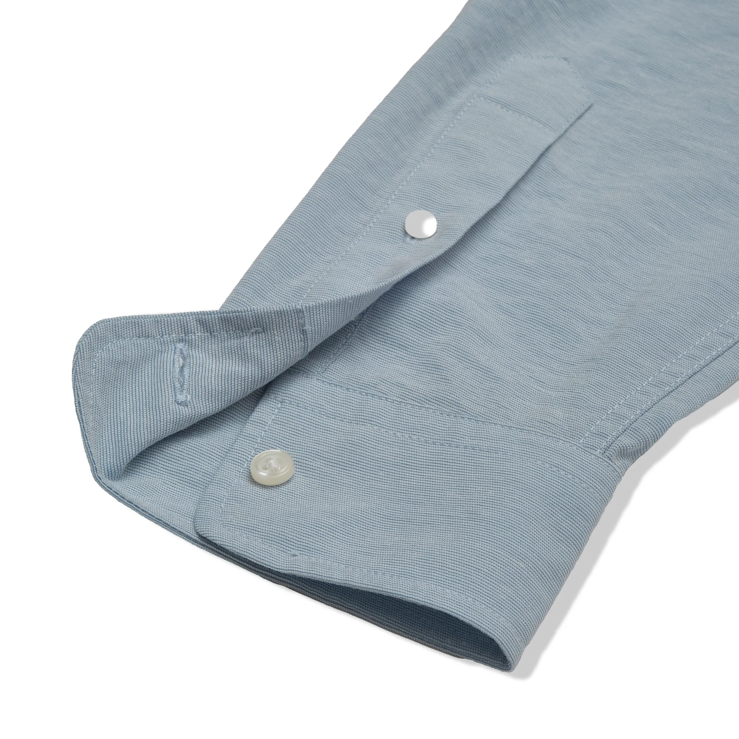 Malibu Textured Stretch Poplin Shirt - Sky Blue sold by Grayers product image thumbnail 3