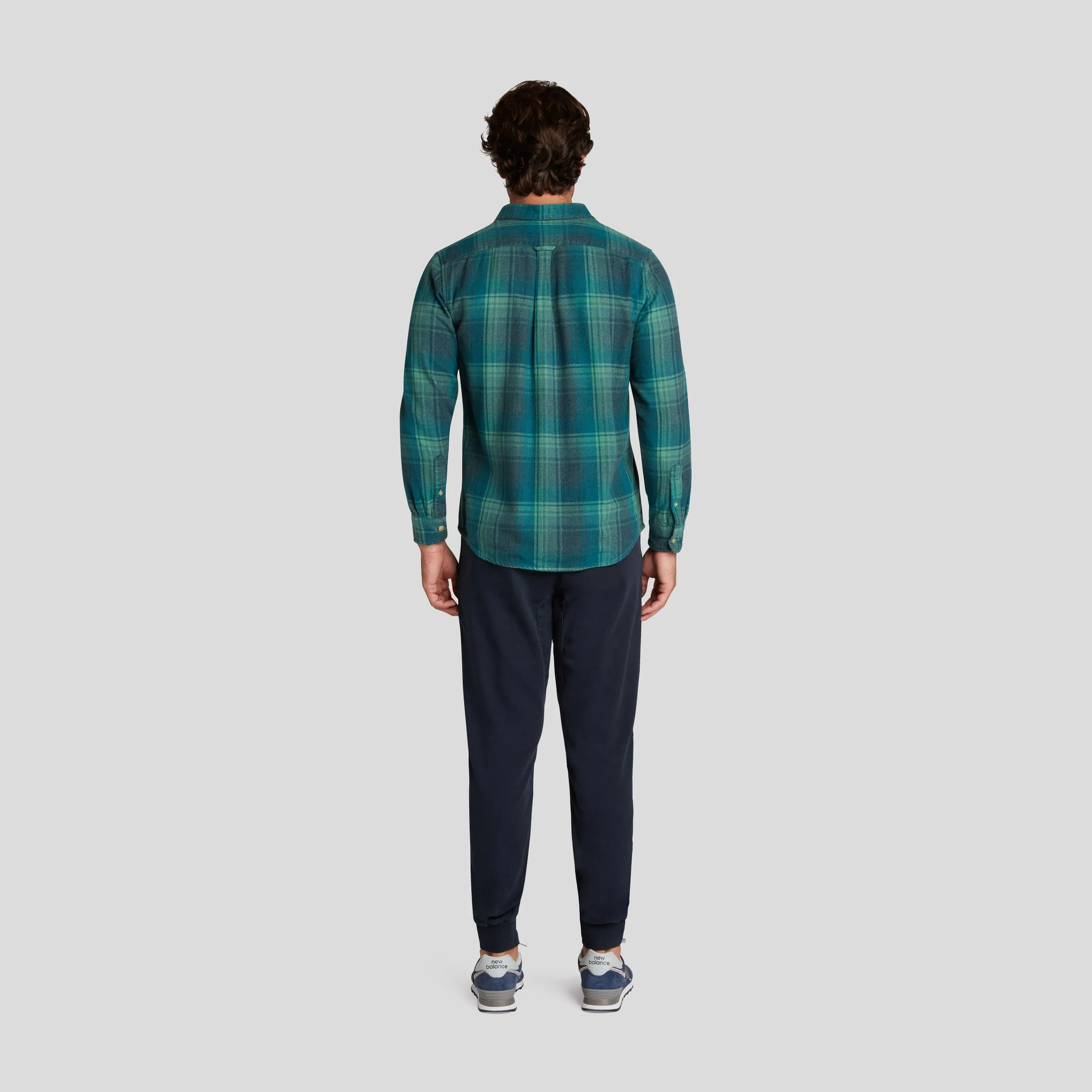 Palisades 3 Ply Jaspe Flannel - Verdant Green Plaid (Final Sale) sold by Grayers product image thumbnail 4