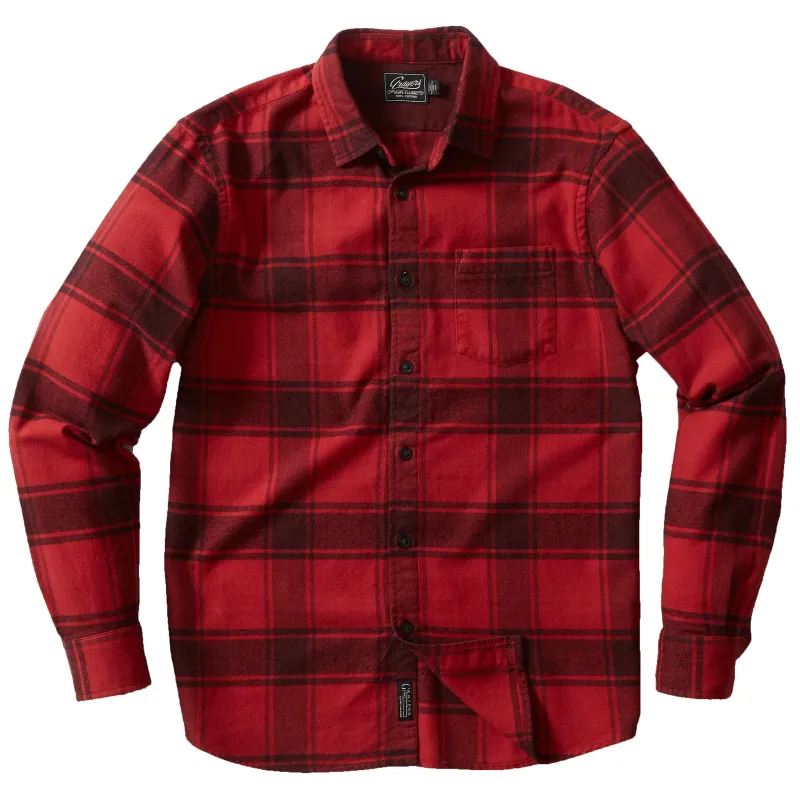 Pembroke Jaspe Flannel - Red Clay Plaid (Final Sale) made by Grayers