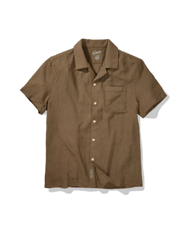 Wiziwigi Cabana Shirt - Moss made by Grayers
