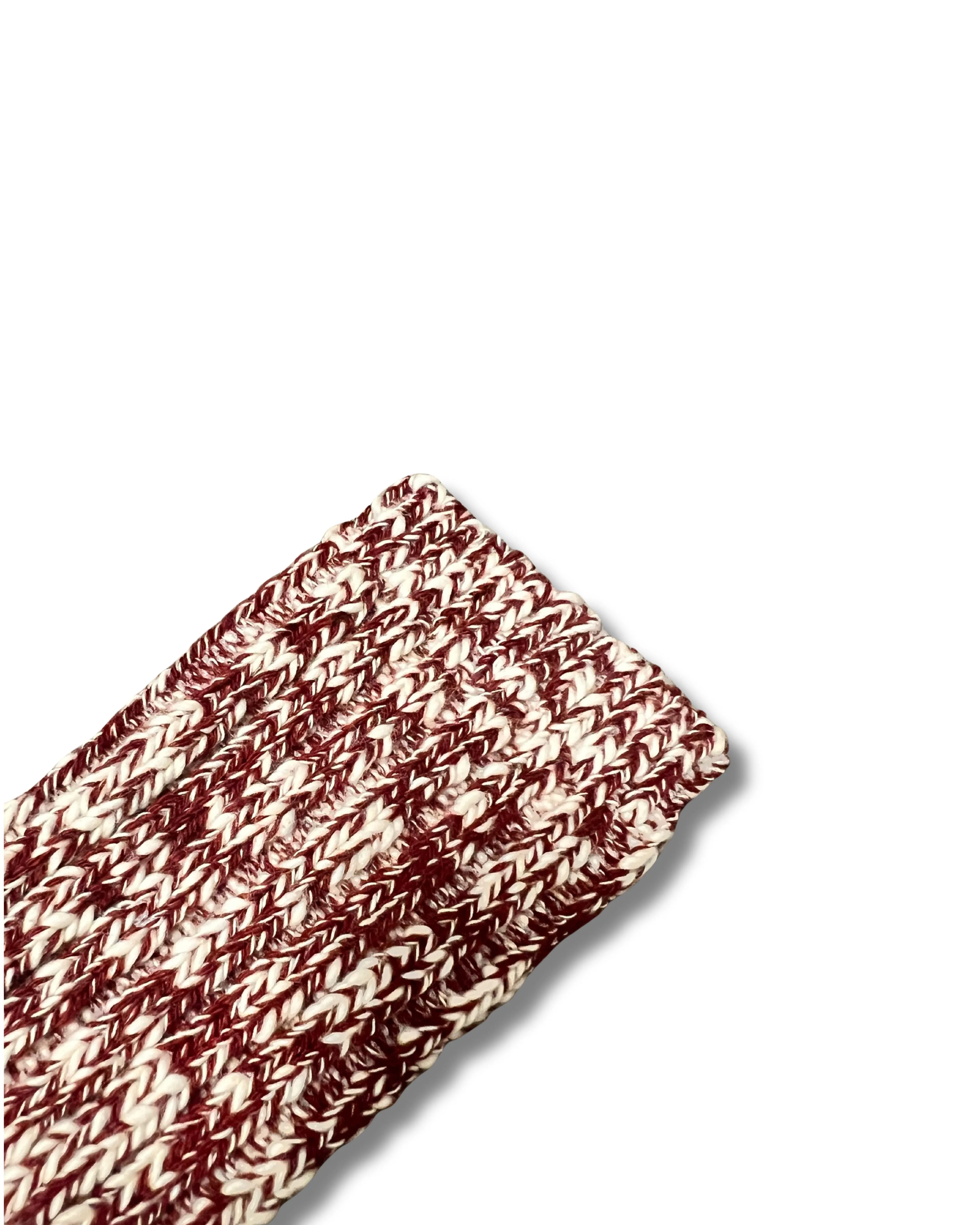 Lodge Marl Cotton Socks - Red Marl sold by Grayers product image thumbnail 2