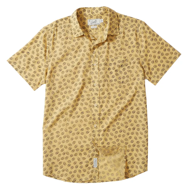 Portofino Featherweight Printed Short Sleeve - Sahara Sun sold by Grayers