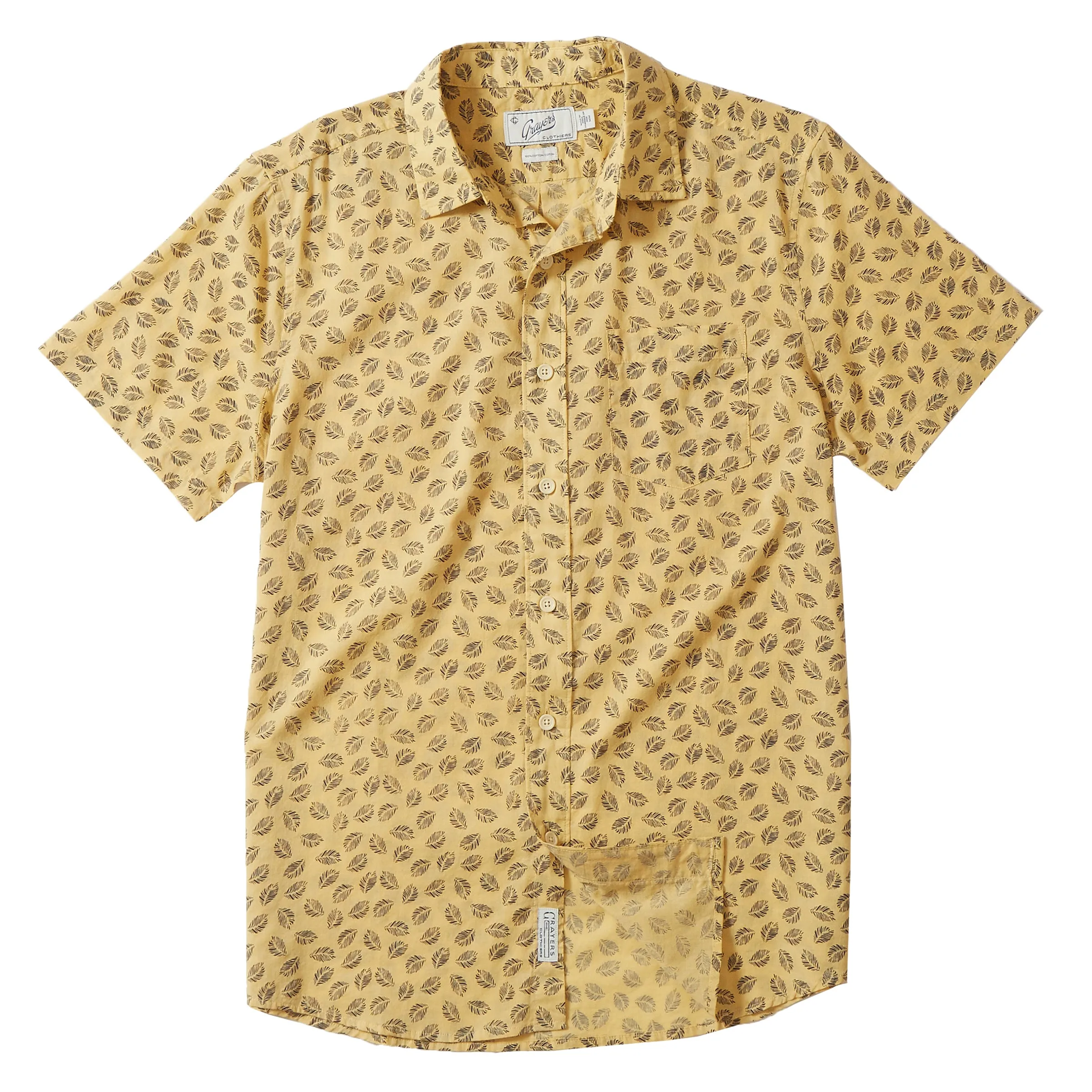 Portofino Featherweight Printed Short Sleeve - Sahara Sun sold by Grayers