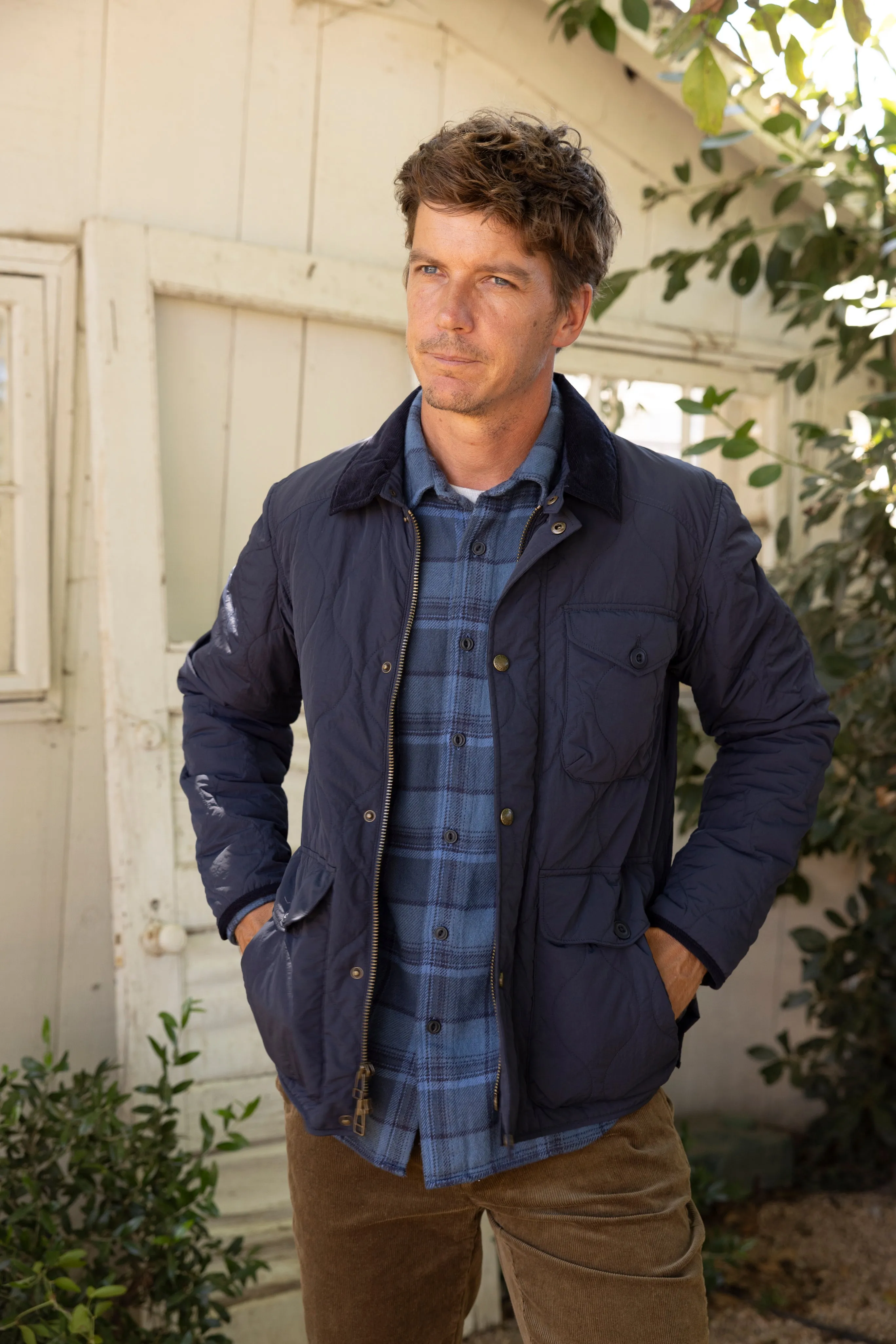 Andrew Lightweight Quilted Jacket - Navy sold by Grayers product image thumbnail 2