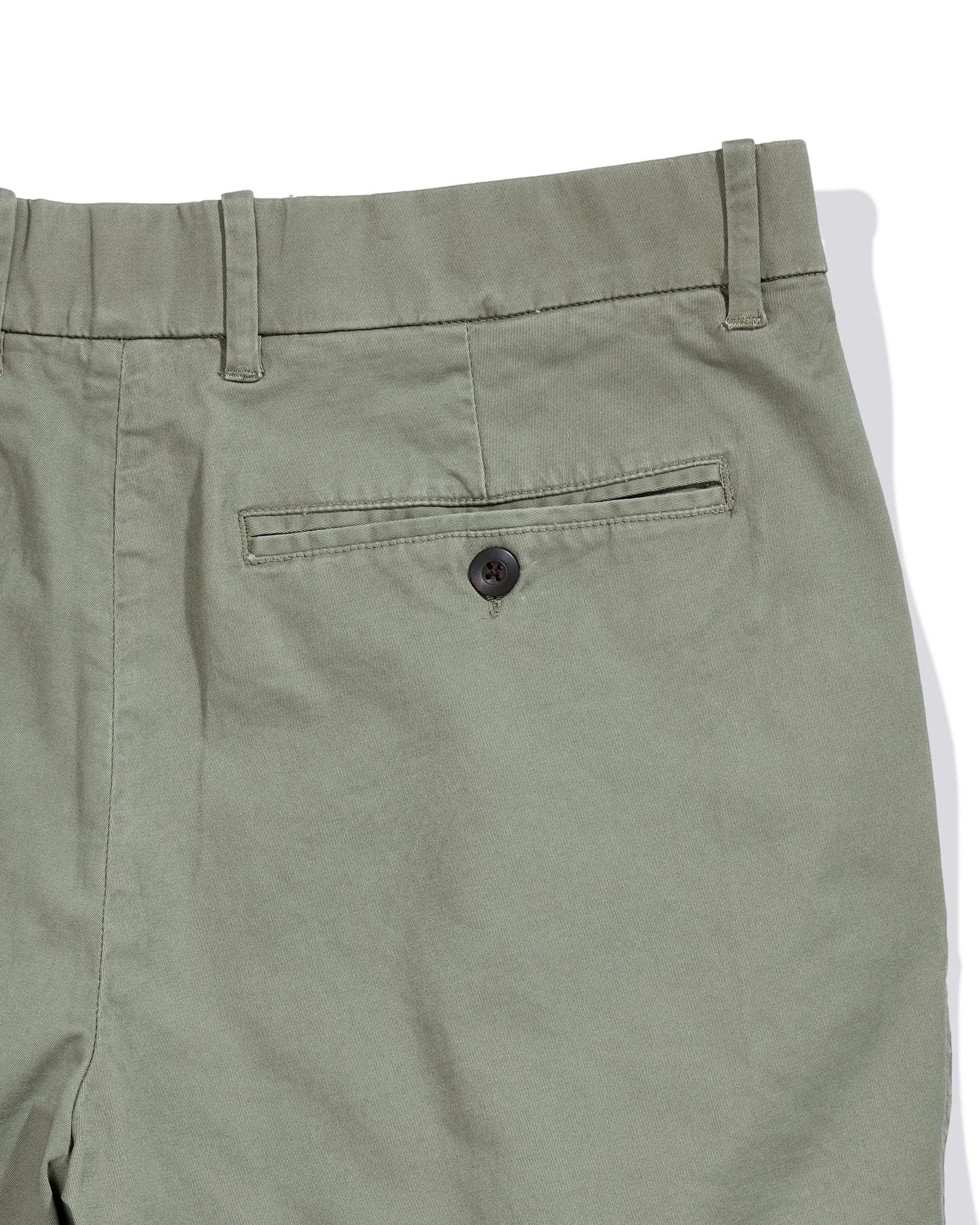 Thompson Flex Stretch Shorts - Olive sold by Grayers product image thumbnail 3