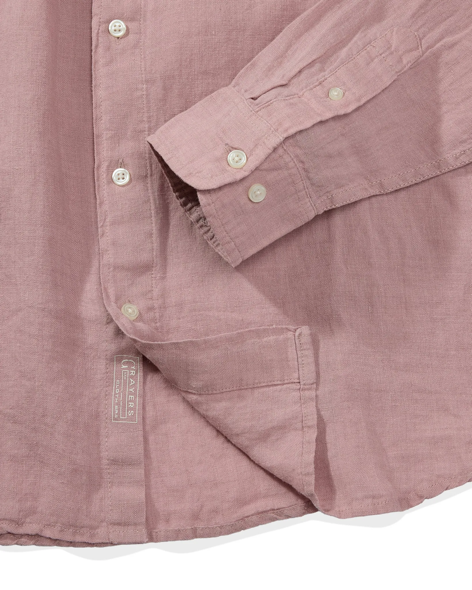 Positano Linen Shirt - Canyon Rose sold by Grayers product image thumbnail 3