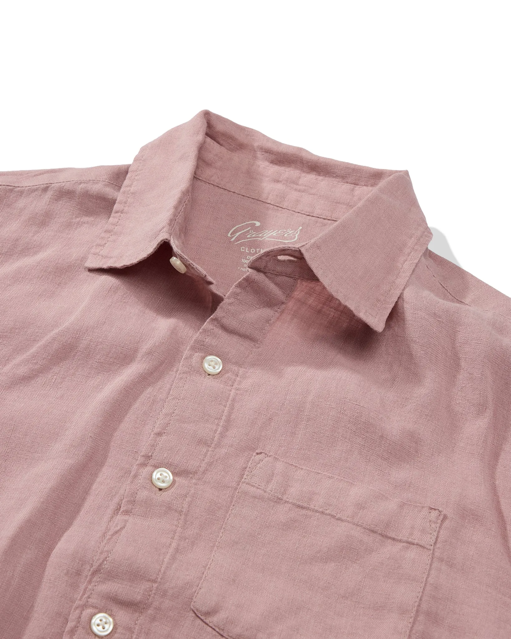 Positano Linen Shirt - Canyon Rose sold by Grayers product image thumbnail 2