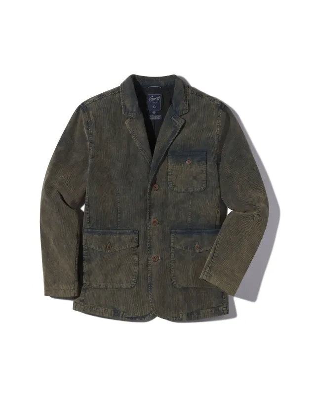 Holden Distressed Corduroy Blazer - Mushroom sold by Grayers