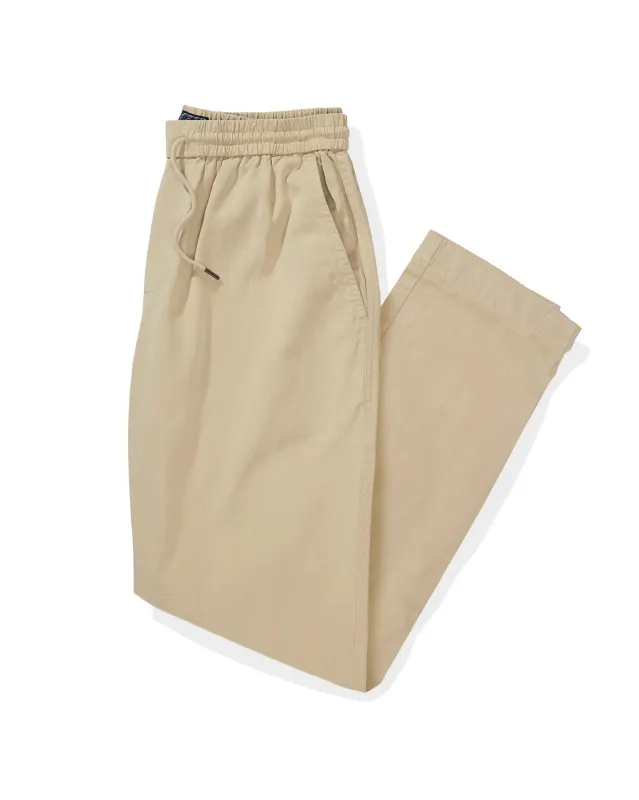 Banyan Relaxed Lounge Pants - Stone sold by Grayers