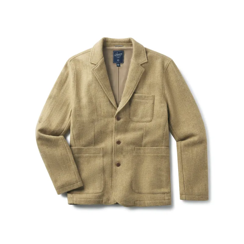 Swire Wool Blazer - Marled Dijon sold by Grayers
