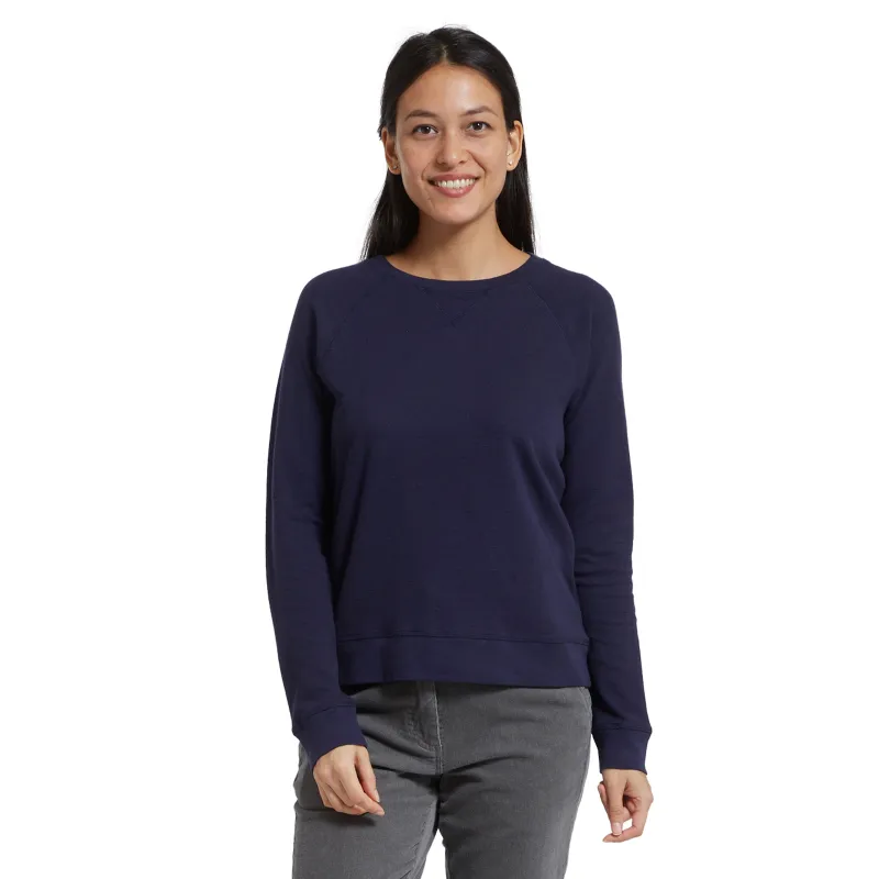 Emma Slim Sweatshirt (Women's)- Navy (Final Sale) sold by Grayers