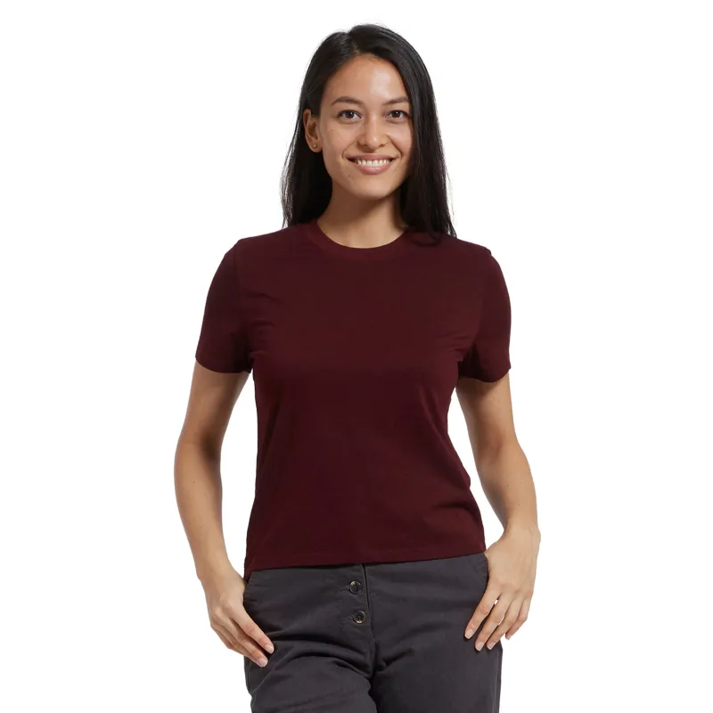 Lindsay Tee - Burgundy (Final Sale) sold by Grayers