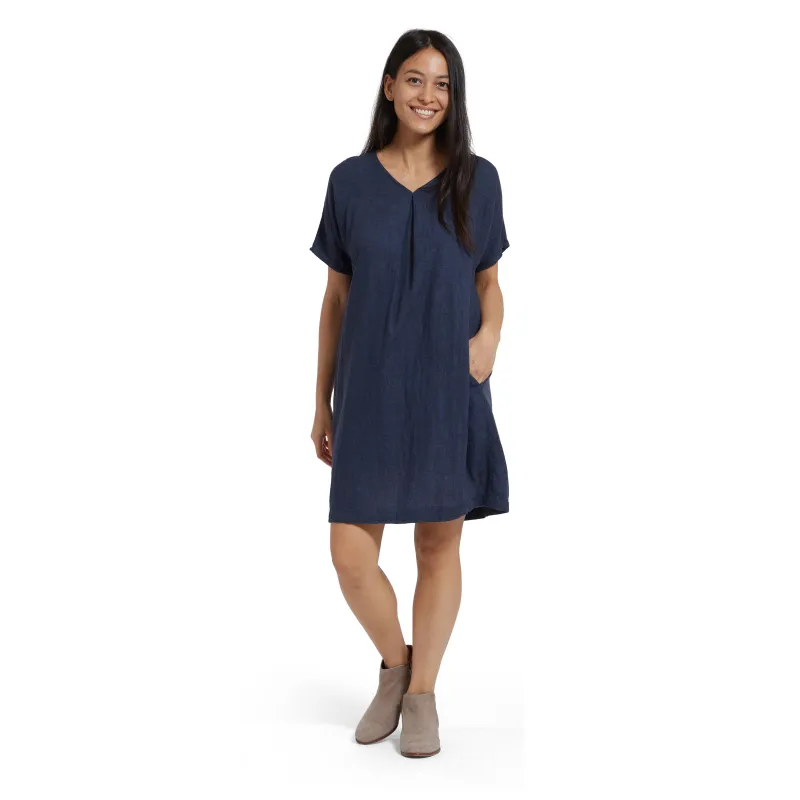 Priscilla Cocoon Dress - Navy Heather (Final Sale) made by Grayers