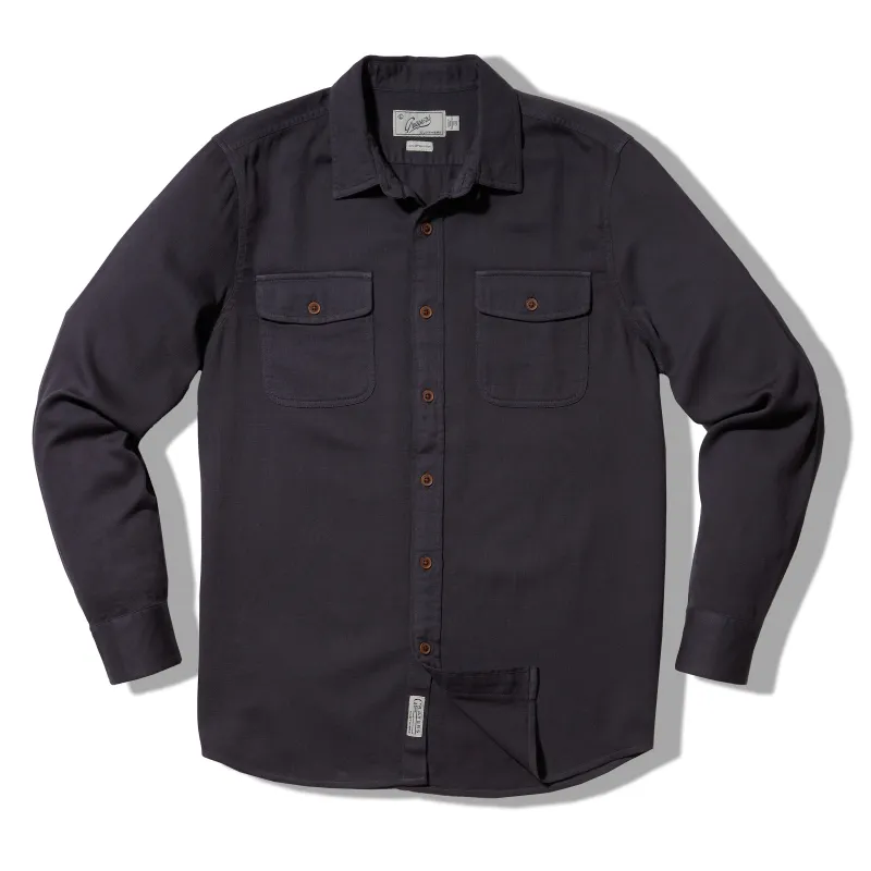 Bedford Textured Shirt - India Ink (Final Sale)* made by Grayers