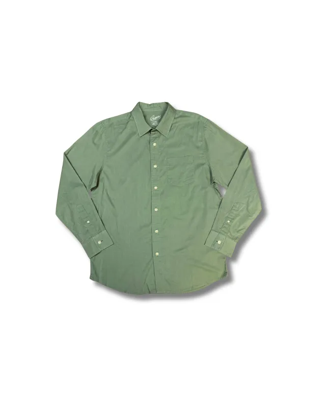 Portofino Featherweight Poplin Shirt SMP - Sea Spray made by Grayers