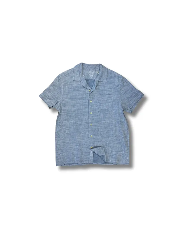 The Big Sur Slub Camp Shirt SMP - Faded Navy Surf made by Grayers