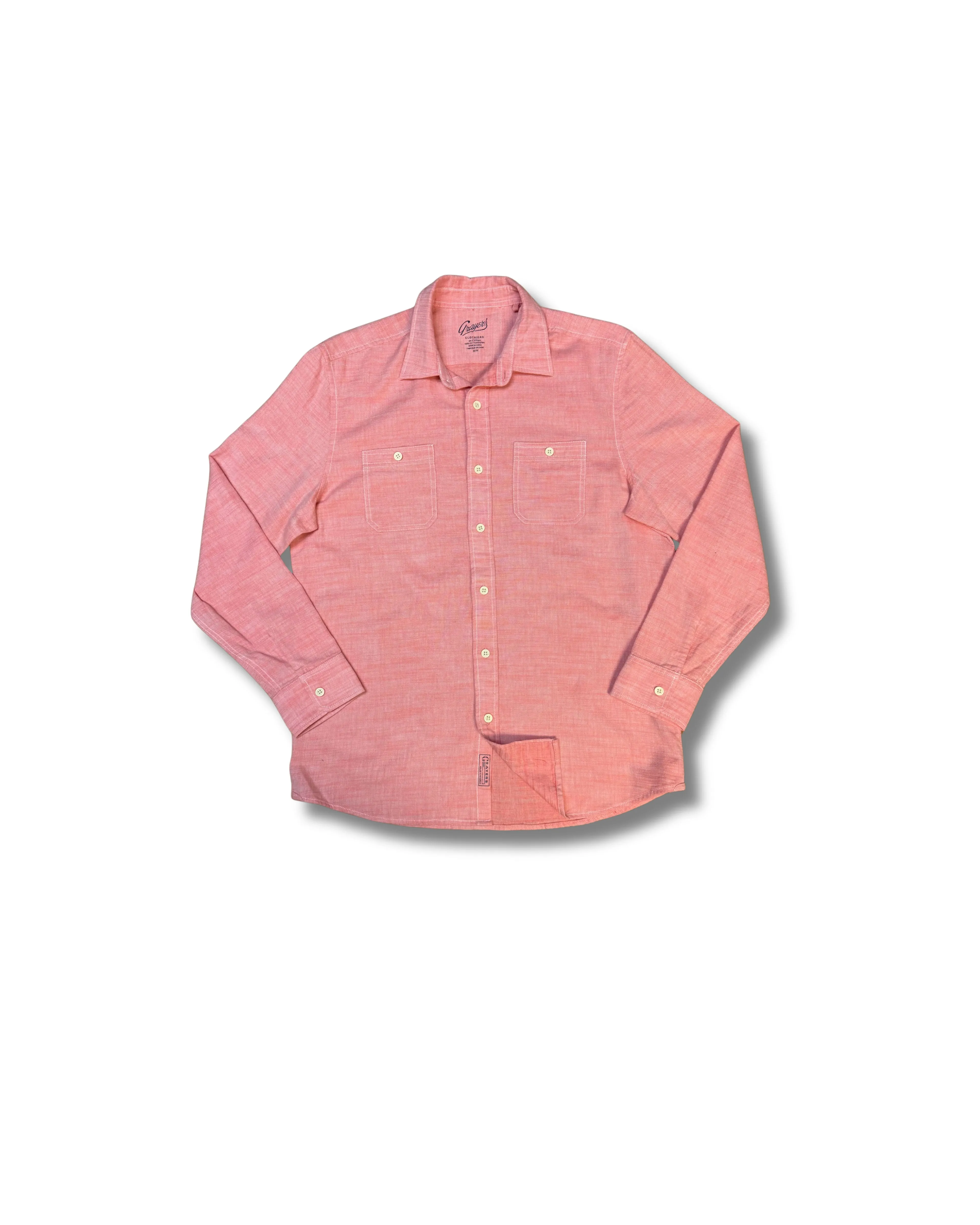 The Big Sur Slub LS Shirt SMP - Clay Canyon sold by Grayers