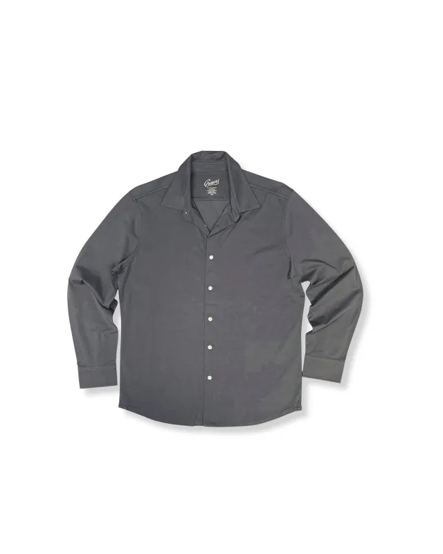 Hackett Jersey Button front Shirt SMP - Castle rock made by Grayers