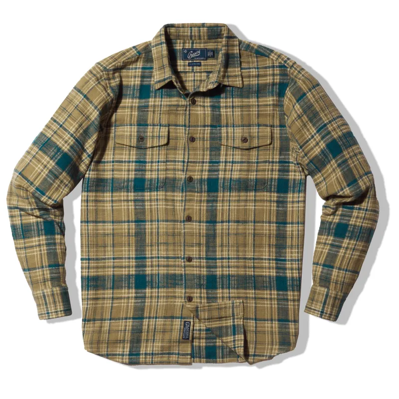 Vintage Slub Twill Shirt SMP - Olive Pine (Final Sale)* made by Grayers