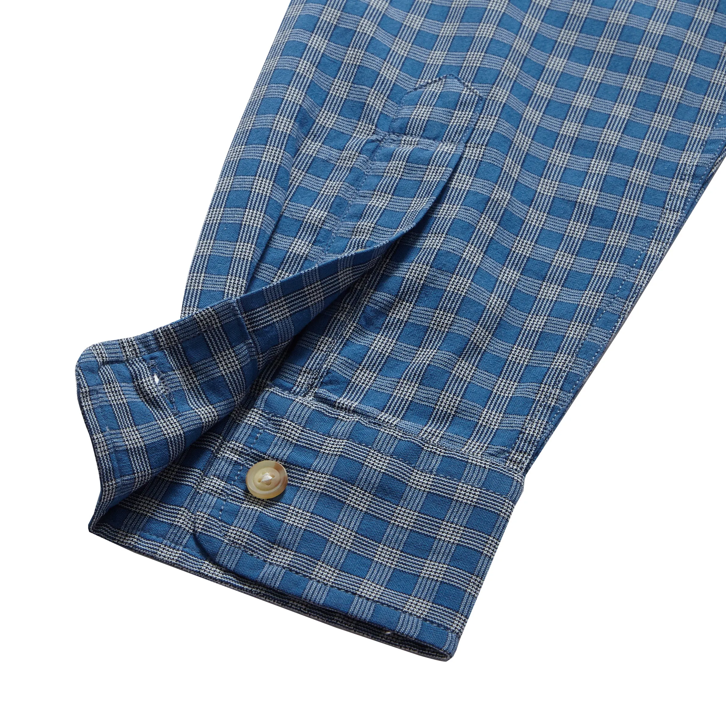 Malcolm Indigo Check LS SMP - Mood Indigo /China Blue (Final Sale)* sold by Grayers product image thumbnail 3