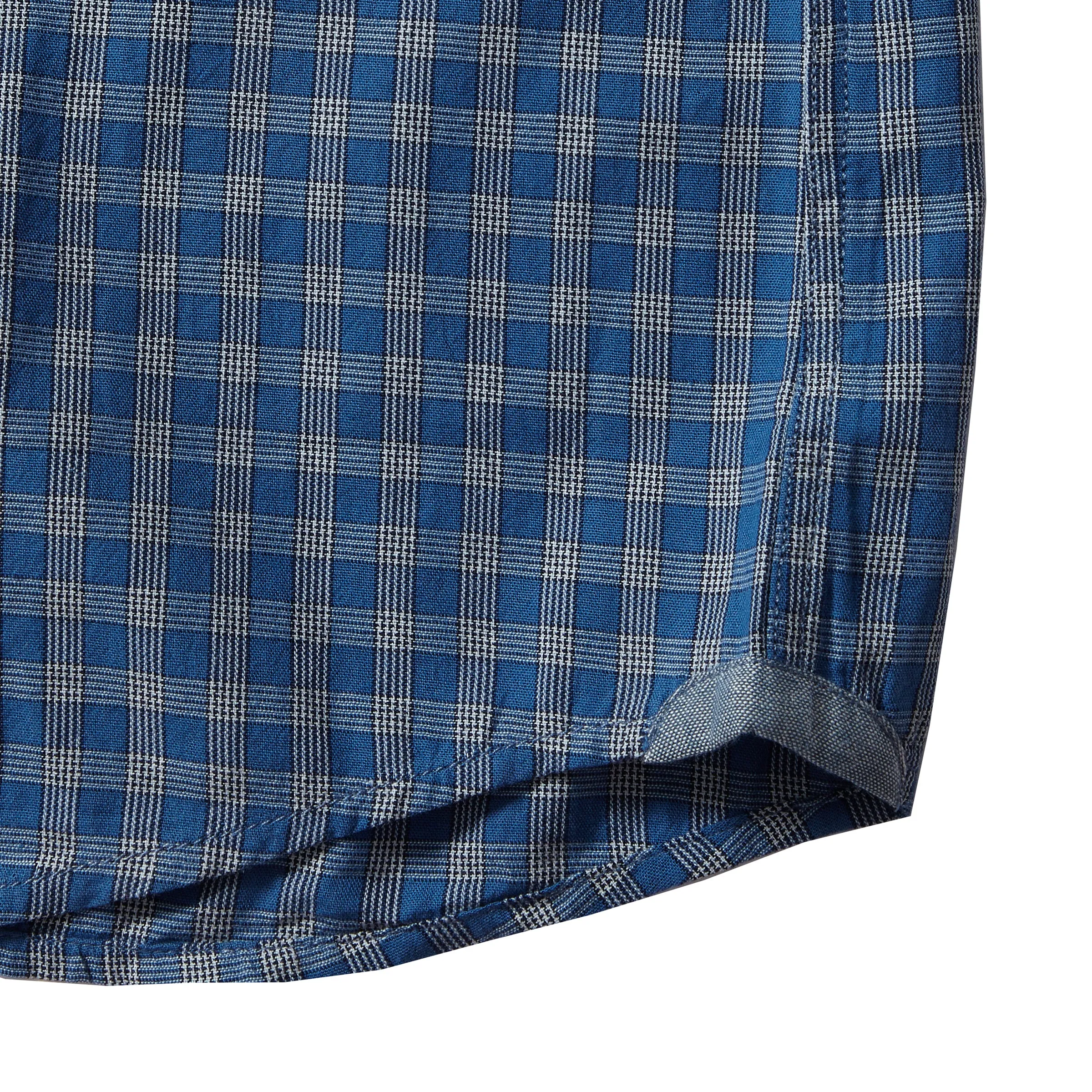 Malcolm Indigo Check LS SMP - Mood Indigo /China Blue (Final Sale)* sold by Grayers product image thumbnail 4