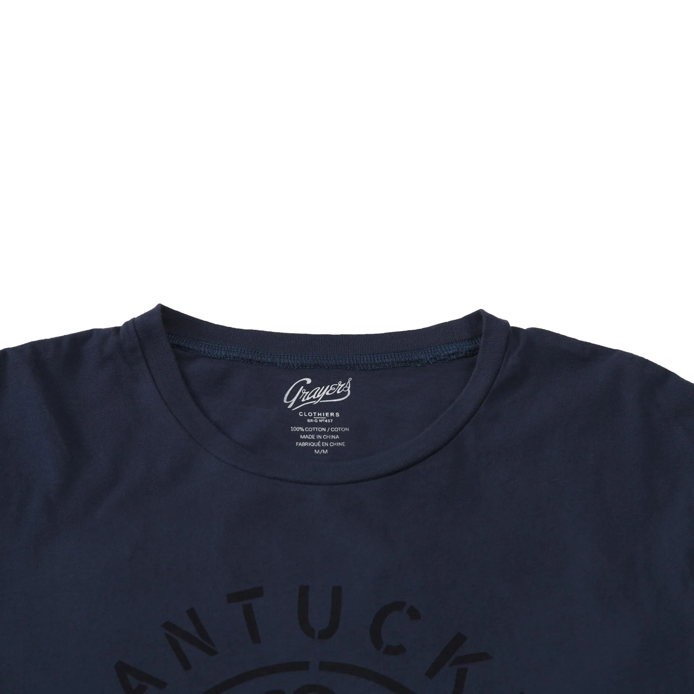 Delray Short Sleeve Printed Tee - Nantucket / Mood Indigo (Final Sale)* sold by Grayers product image thumbnail 2